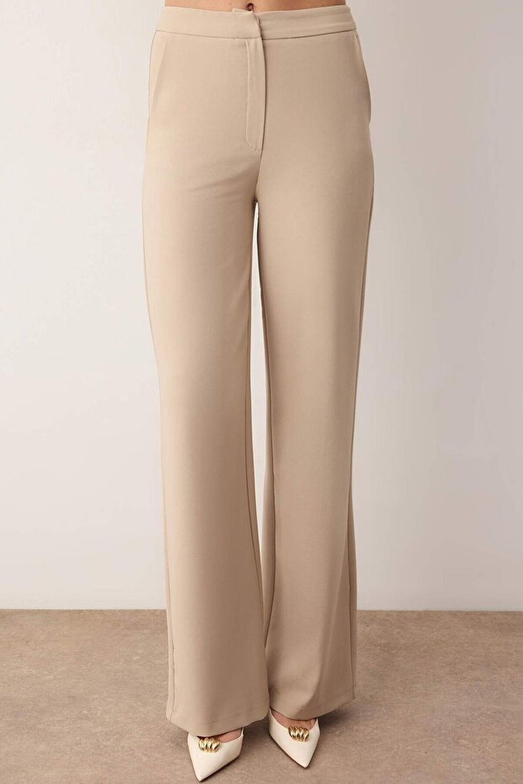 2-Piece Shirt Detail Buttoned Woven Top and Bottom Set