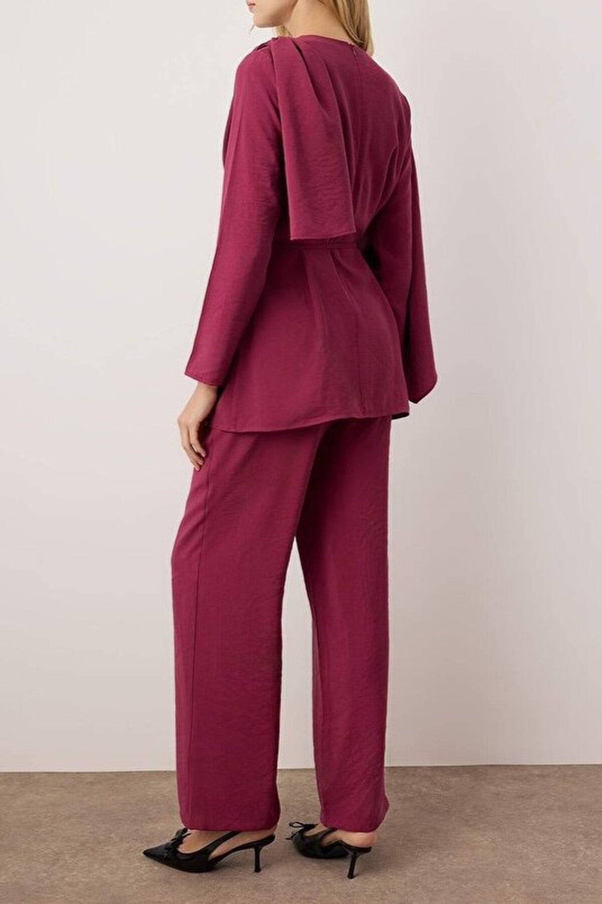 2-Piece Modal Fabric Woven Top and Bottom Set