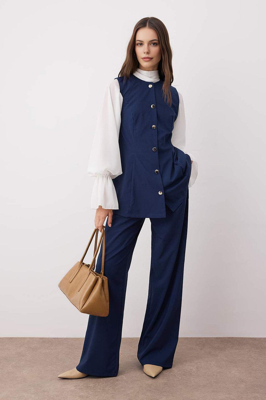 2-Piece Woven Top and Bottom Set
