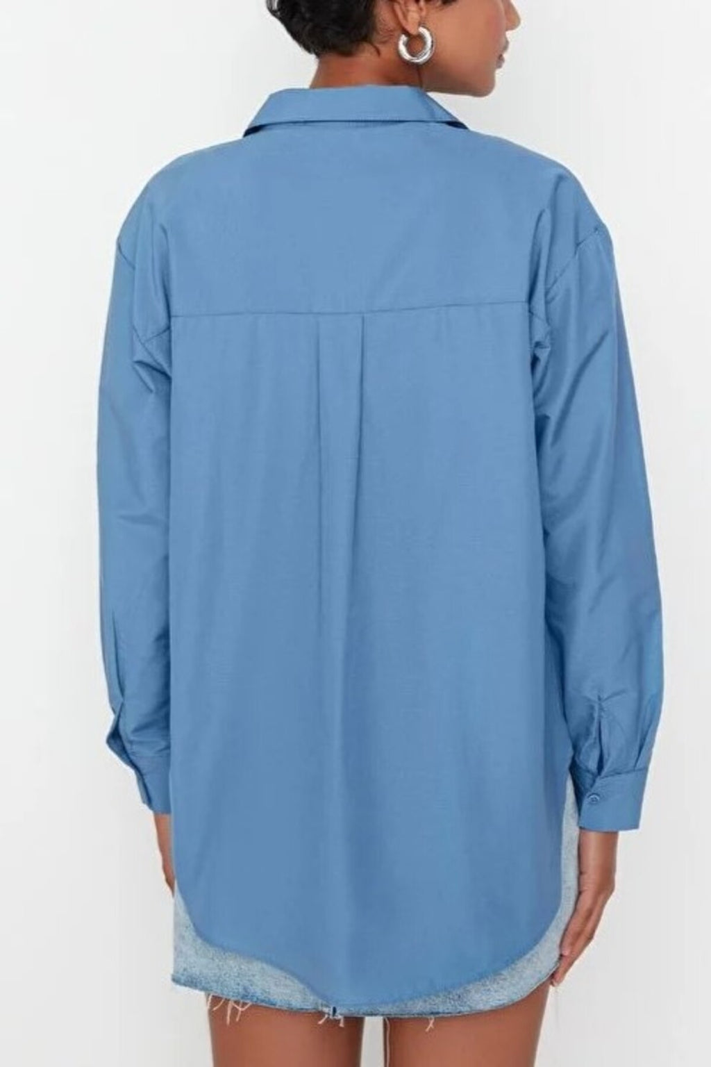 Loose Fit Cotton Woven Shirt