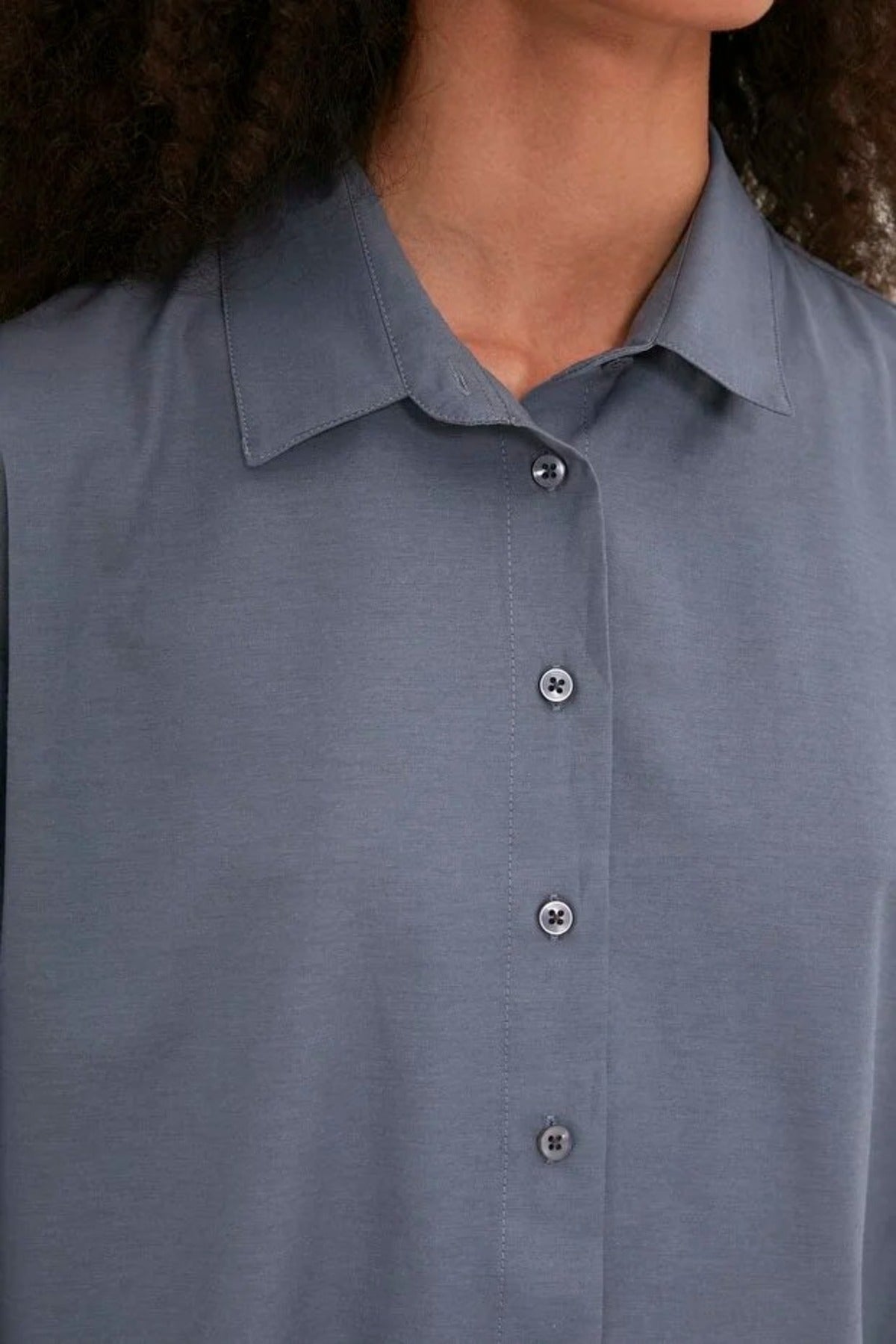 Loose Fit Cotton Woven Shirt