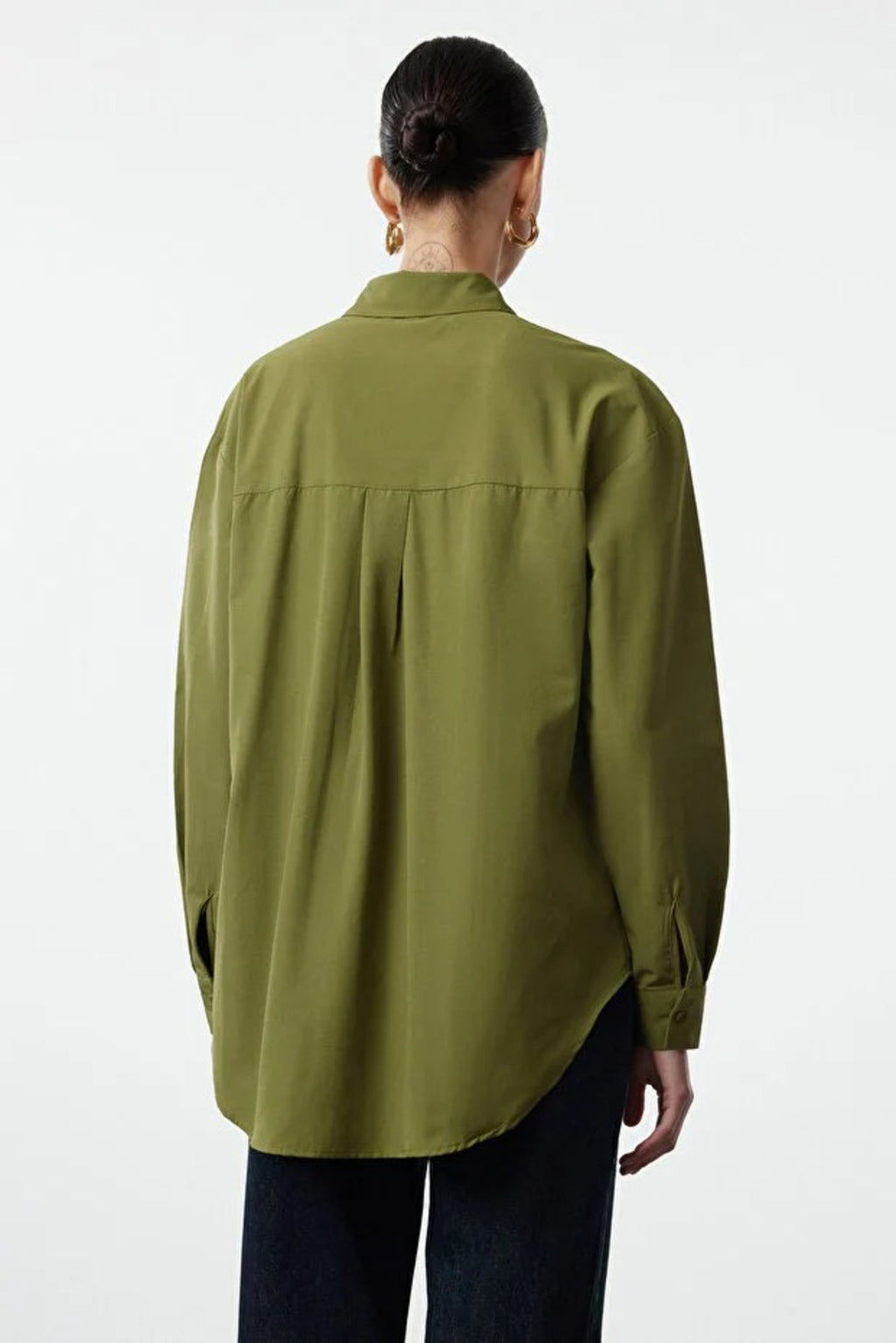 Loose Fit Cotton Woven Shirt