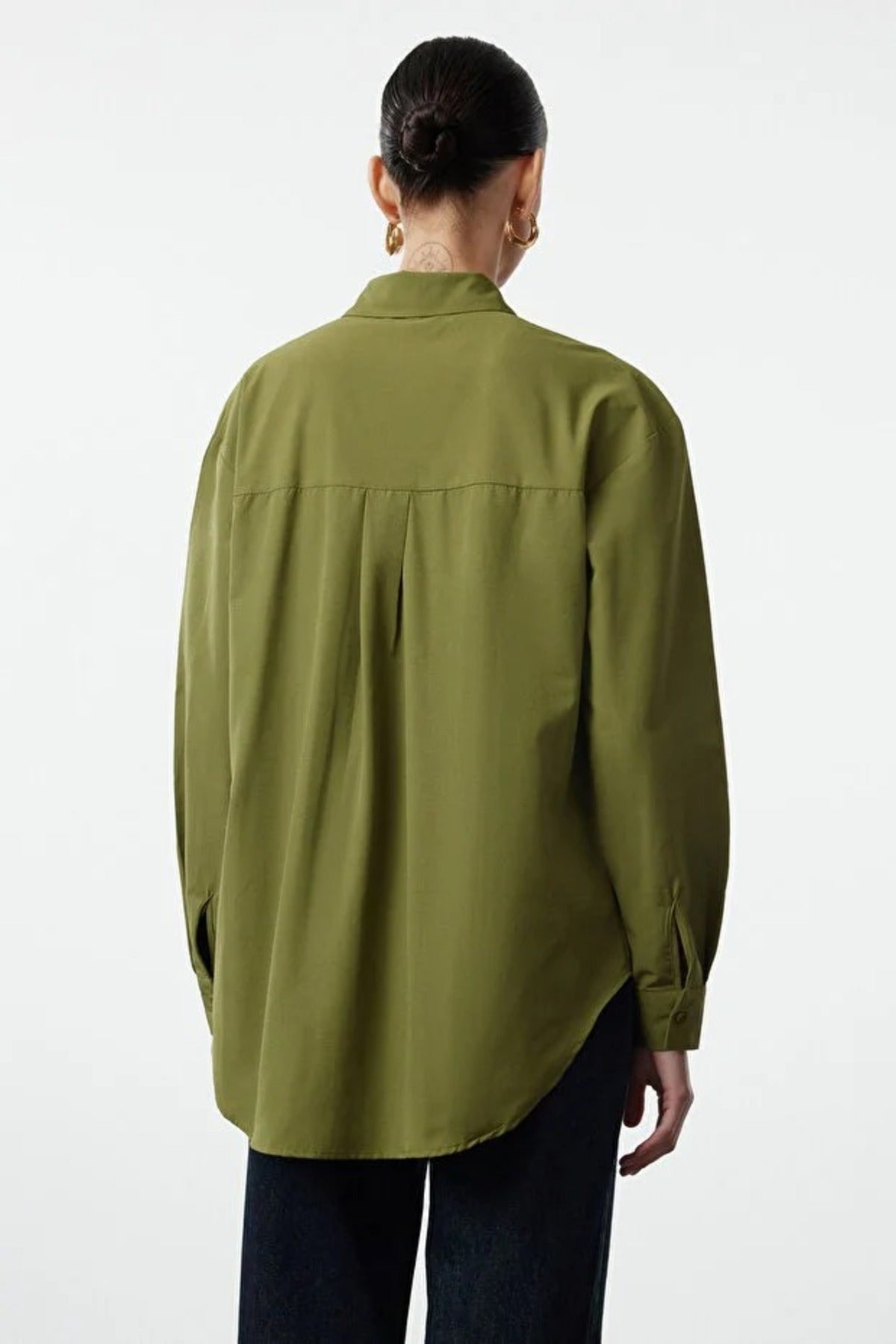 Loose Fit Cotton Woven Shirt