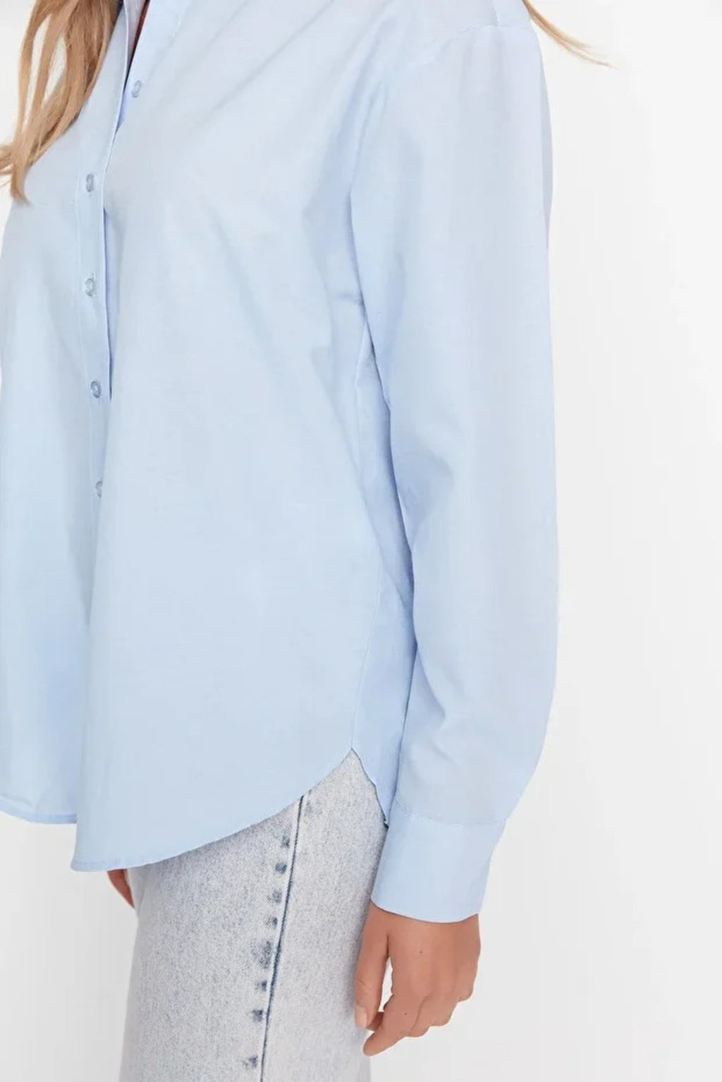 Loose Fit Cotton Woven Shirt