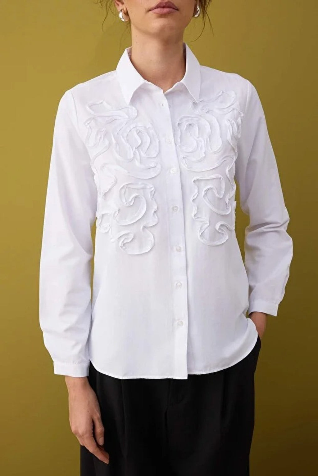 Textured Oversize Woven Shirt