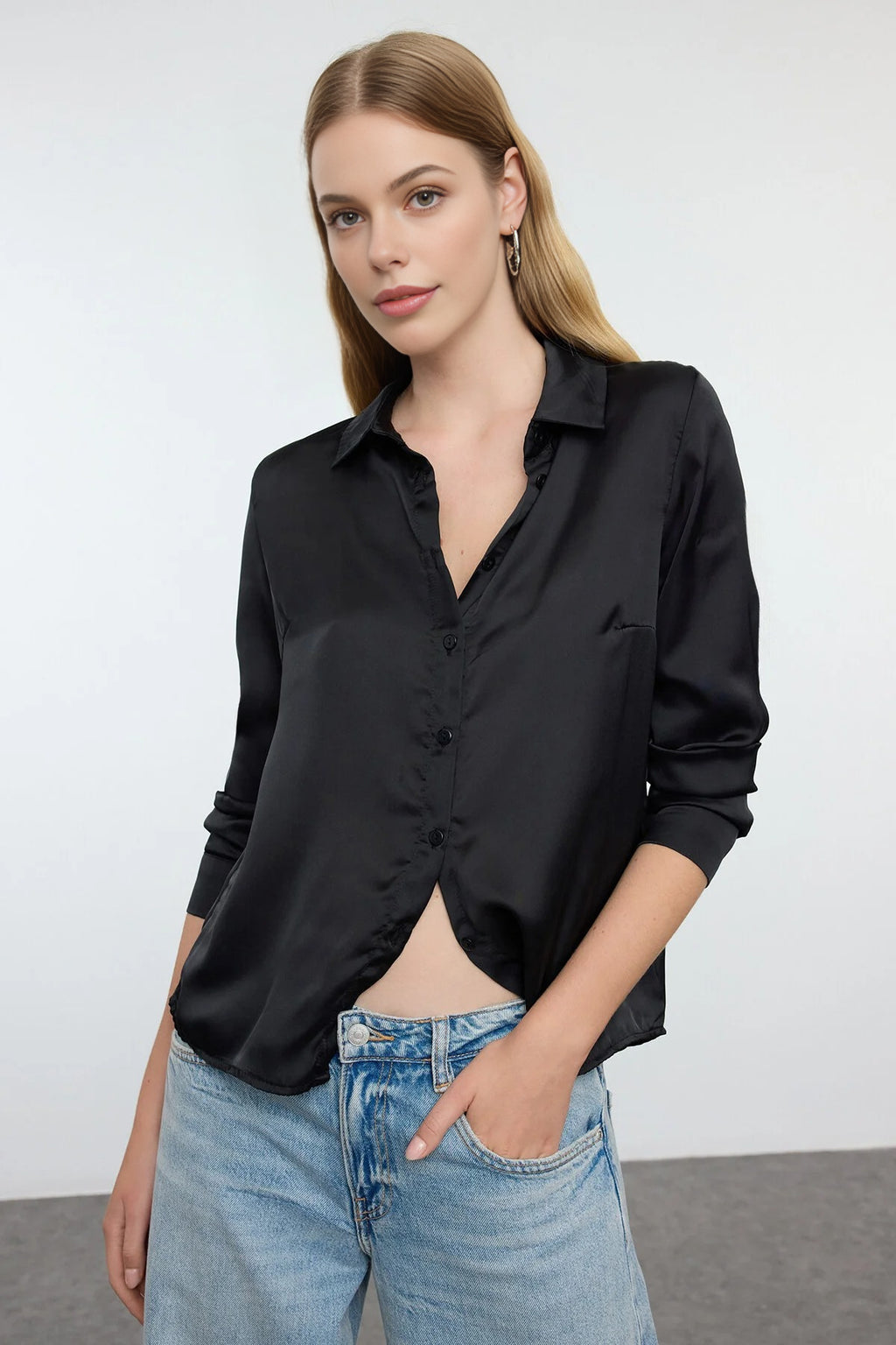 Satin Woven Shirt