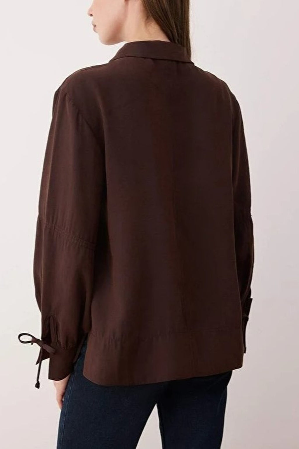 Boho Modal Shirt with Tie Detail