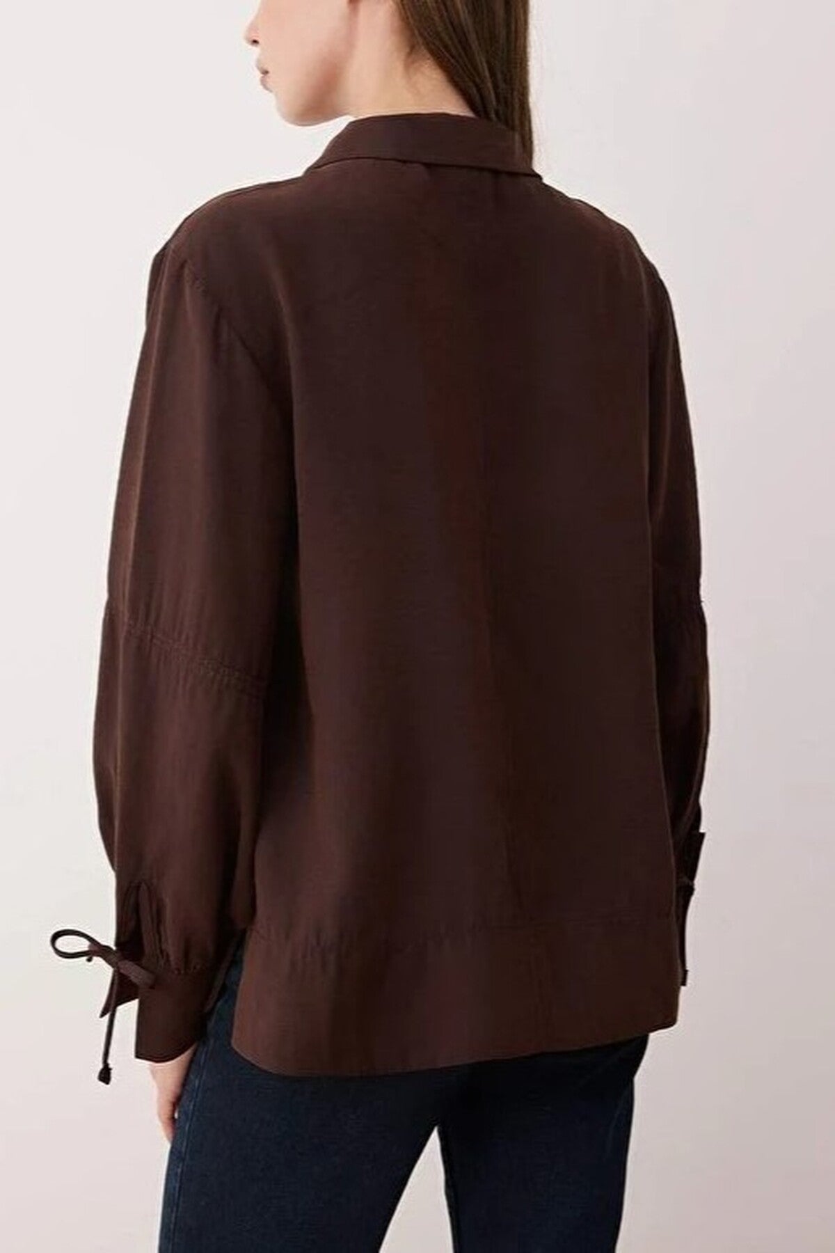 Boho Modal Shirt with Tie Detail