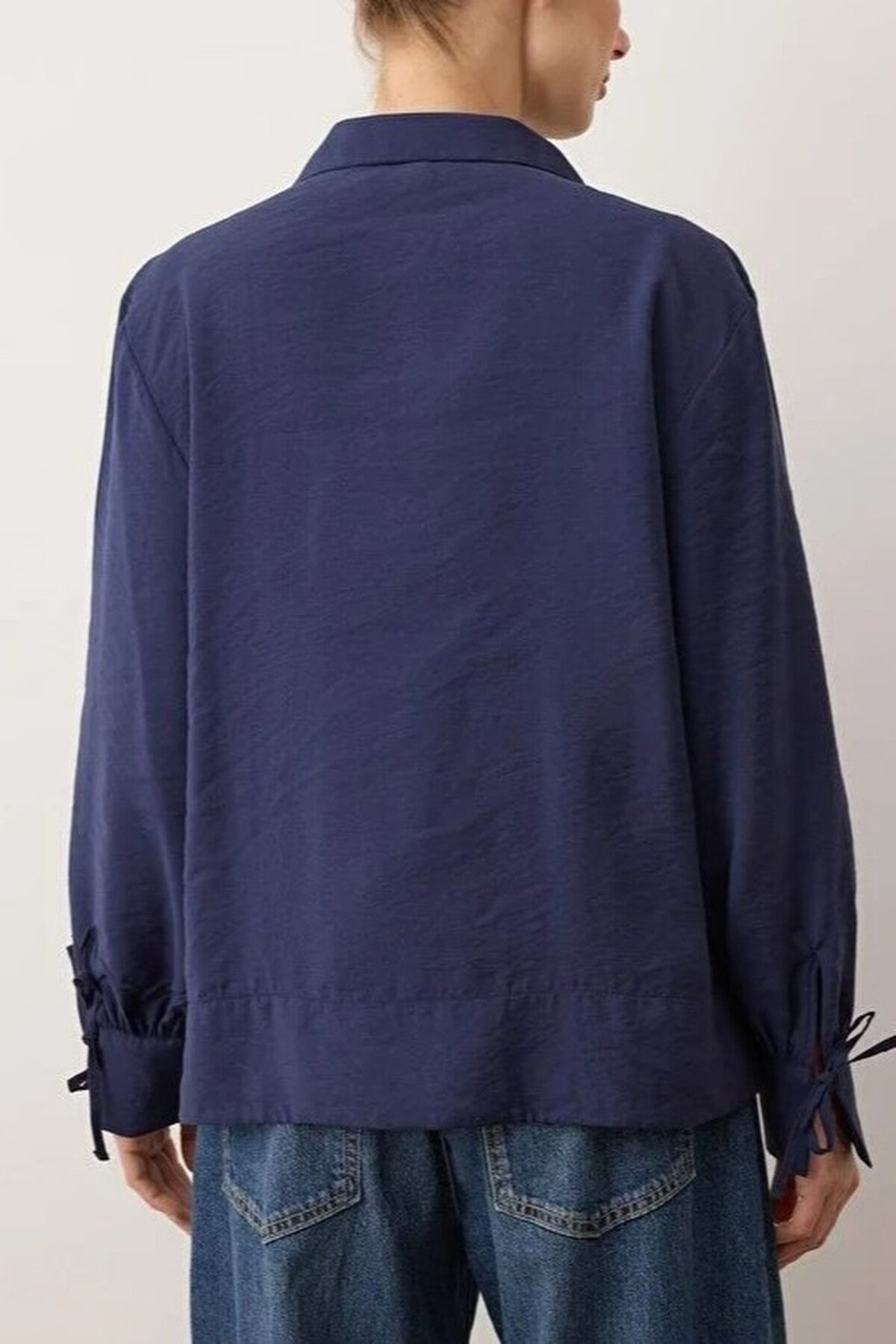 Boho Modal Shirt with Tie Detail