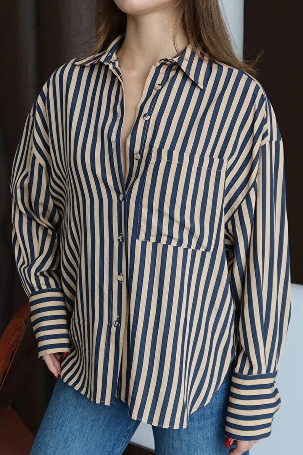 Striped Oversize Shirt