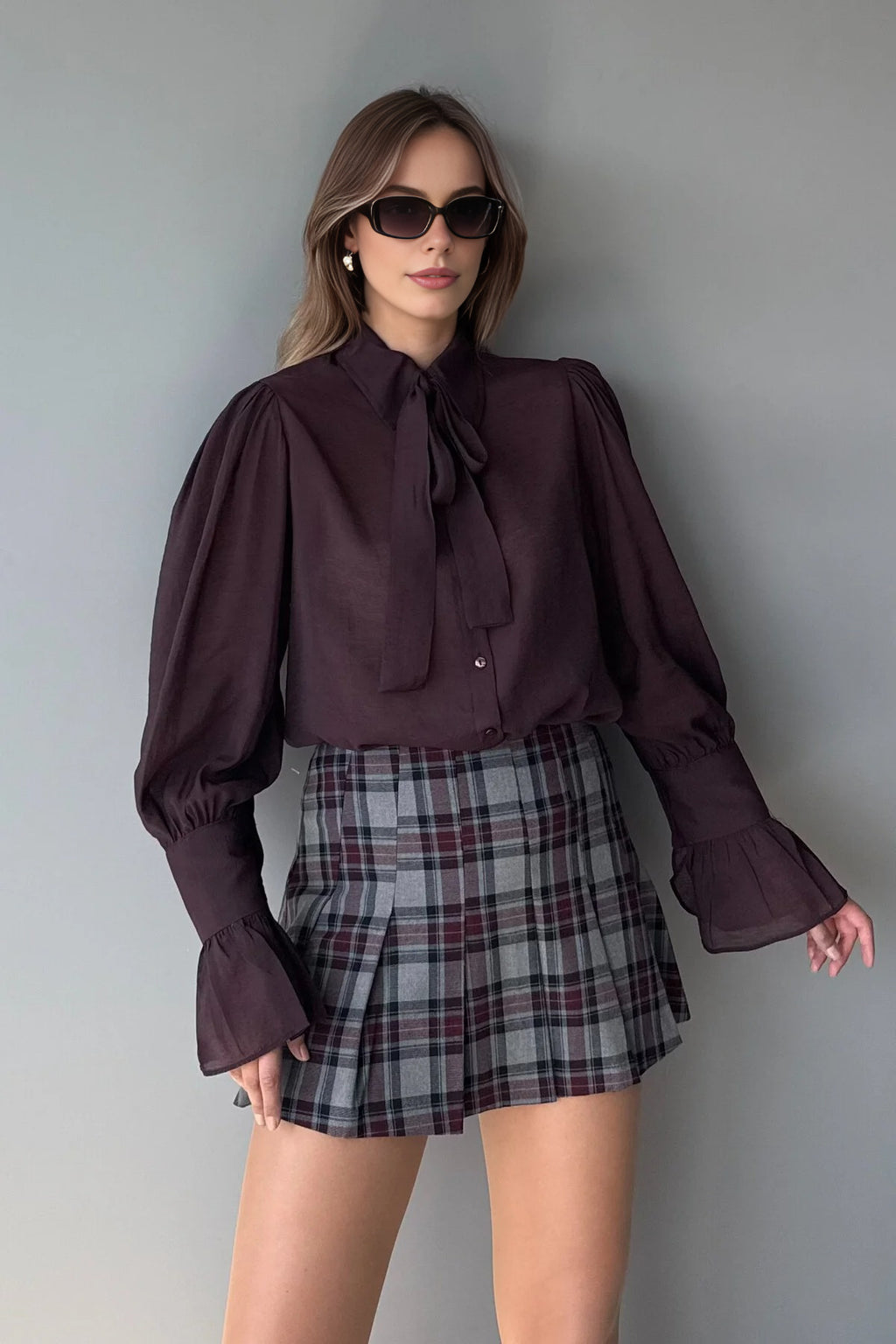 Transparent Soft Feel Boho Shirt with Tie Detail