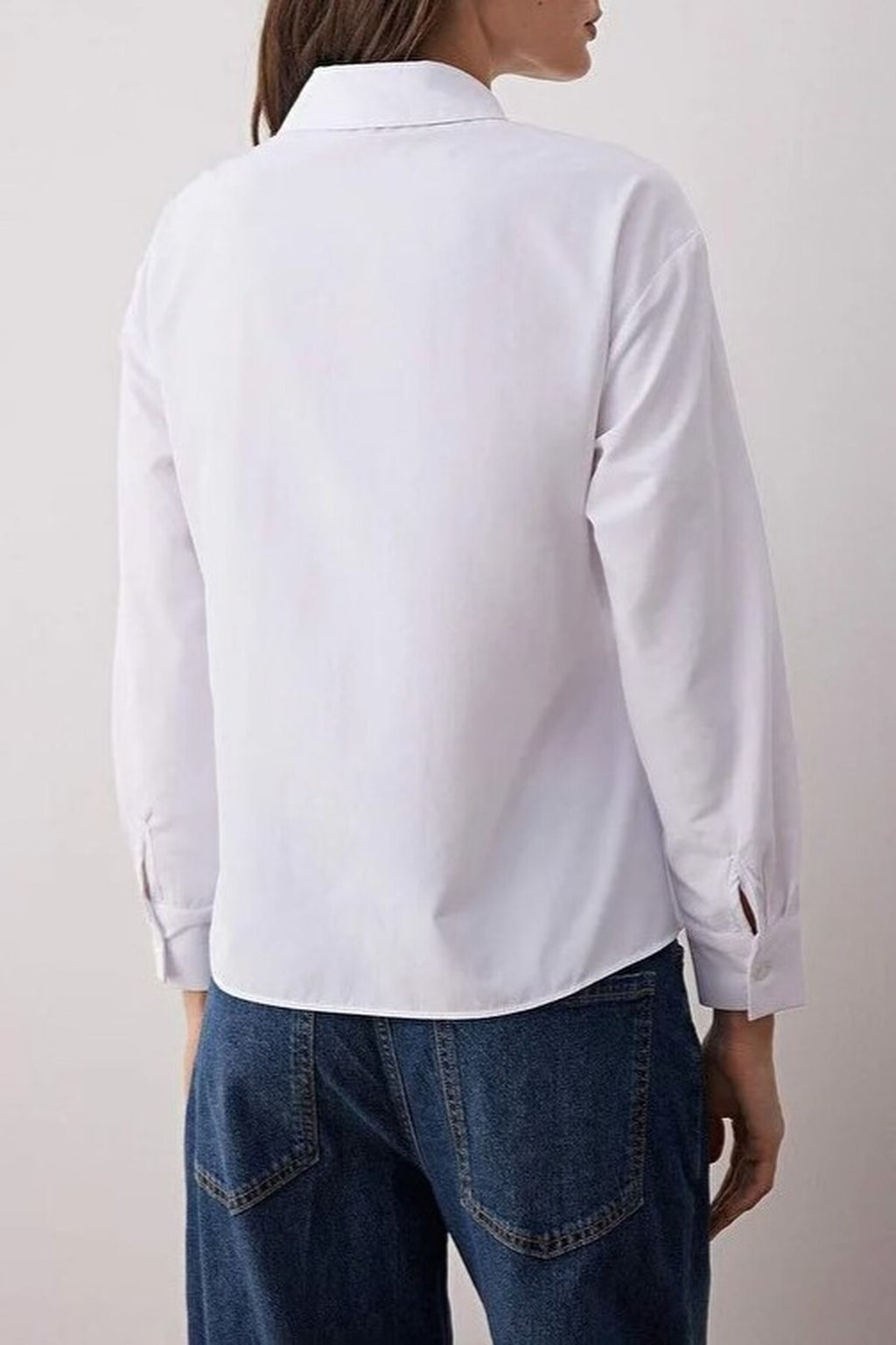 Regular Woven Shirt with Waist Ribbon Detail