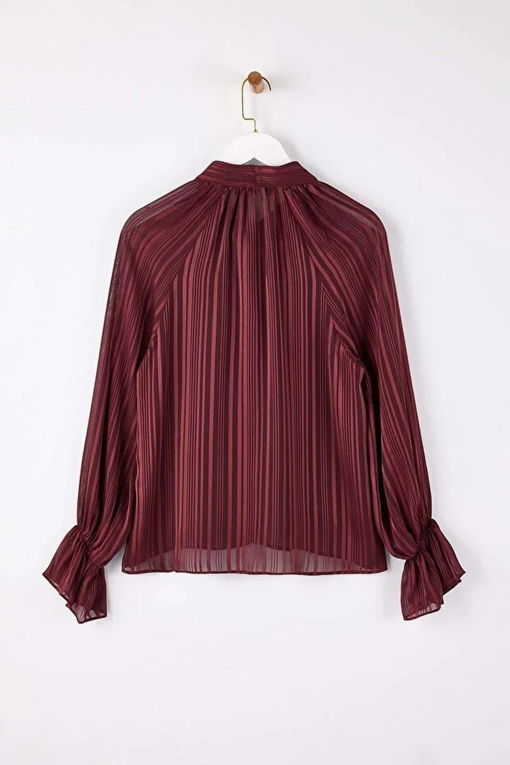 Shirt with Scarf Detail