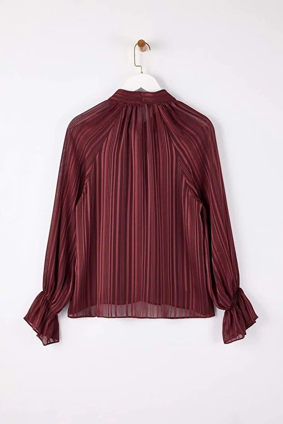 Shirt with Scarf Detail