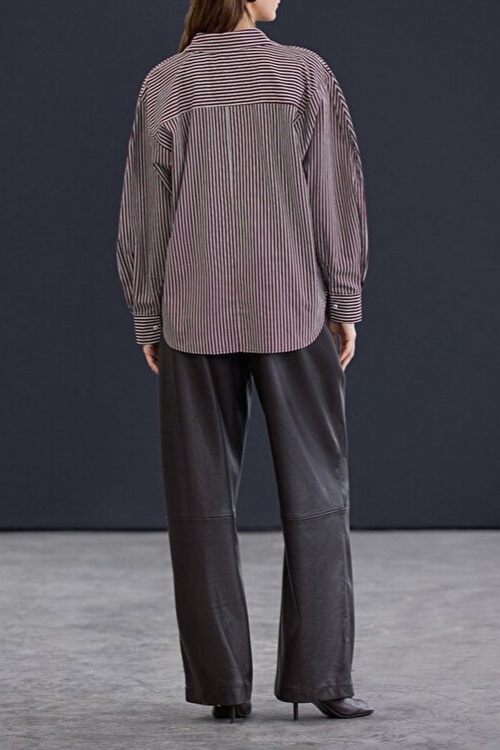 Striped Cotton Poplin Shirt