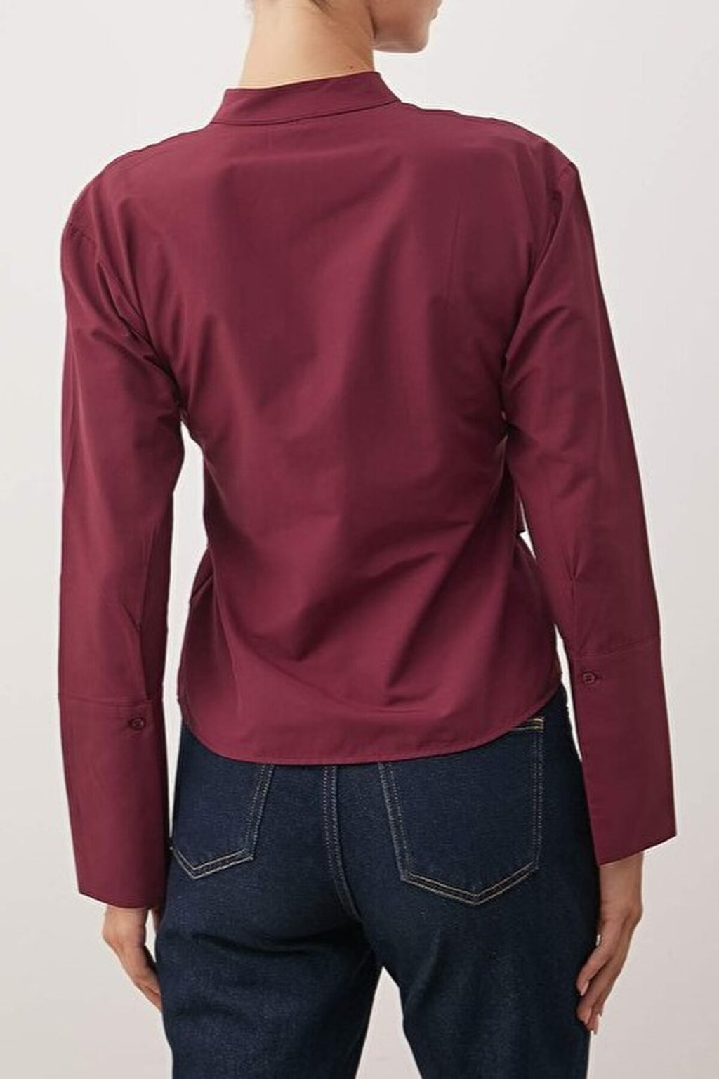 Belted & Snap-Front Adjustable Shirt