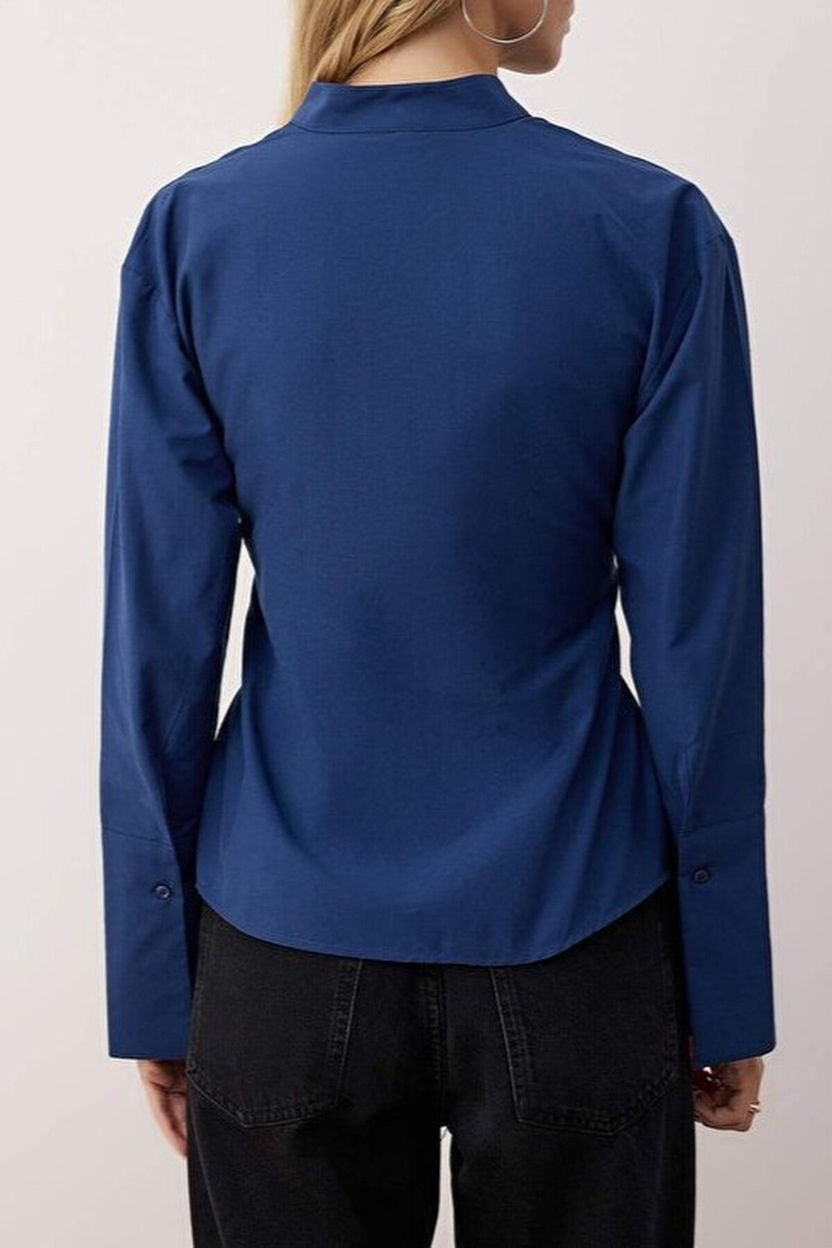 Belted & Snap-Front Adjustable Shirt