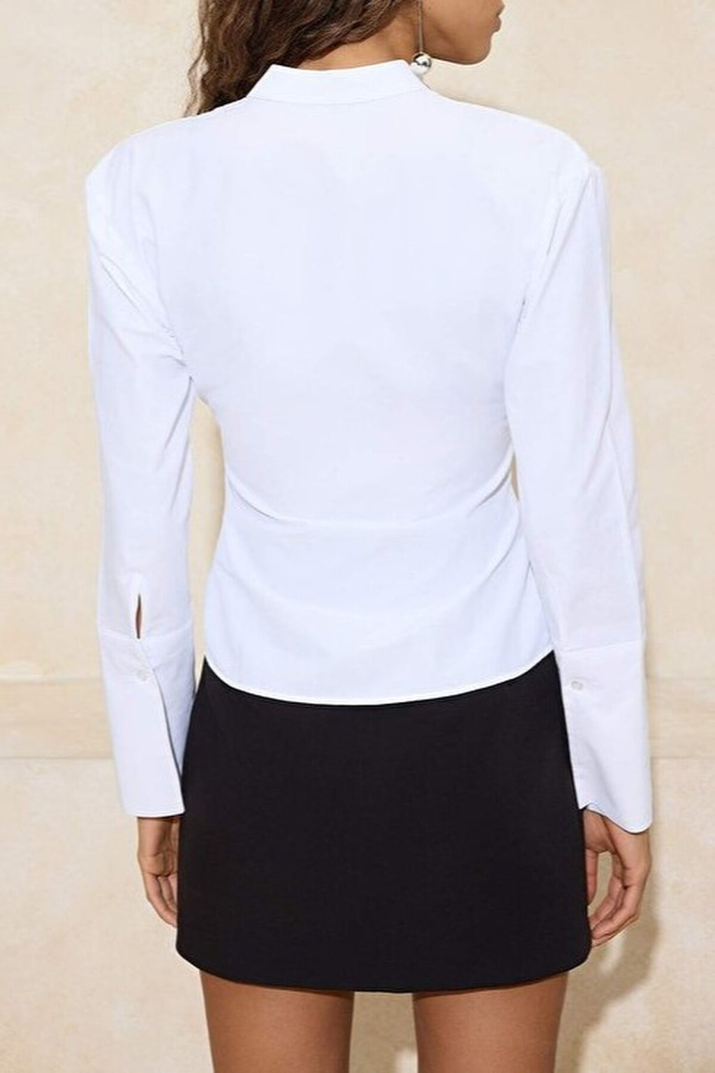 Belted & Snap-Front Adjustable Shirt