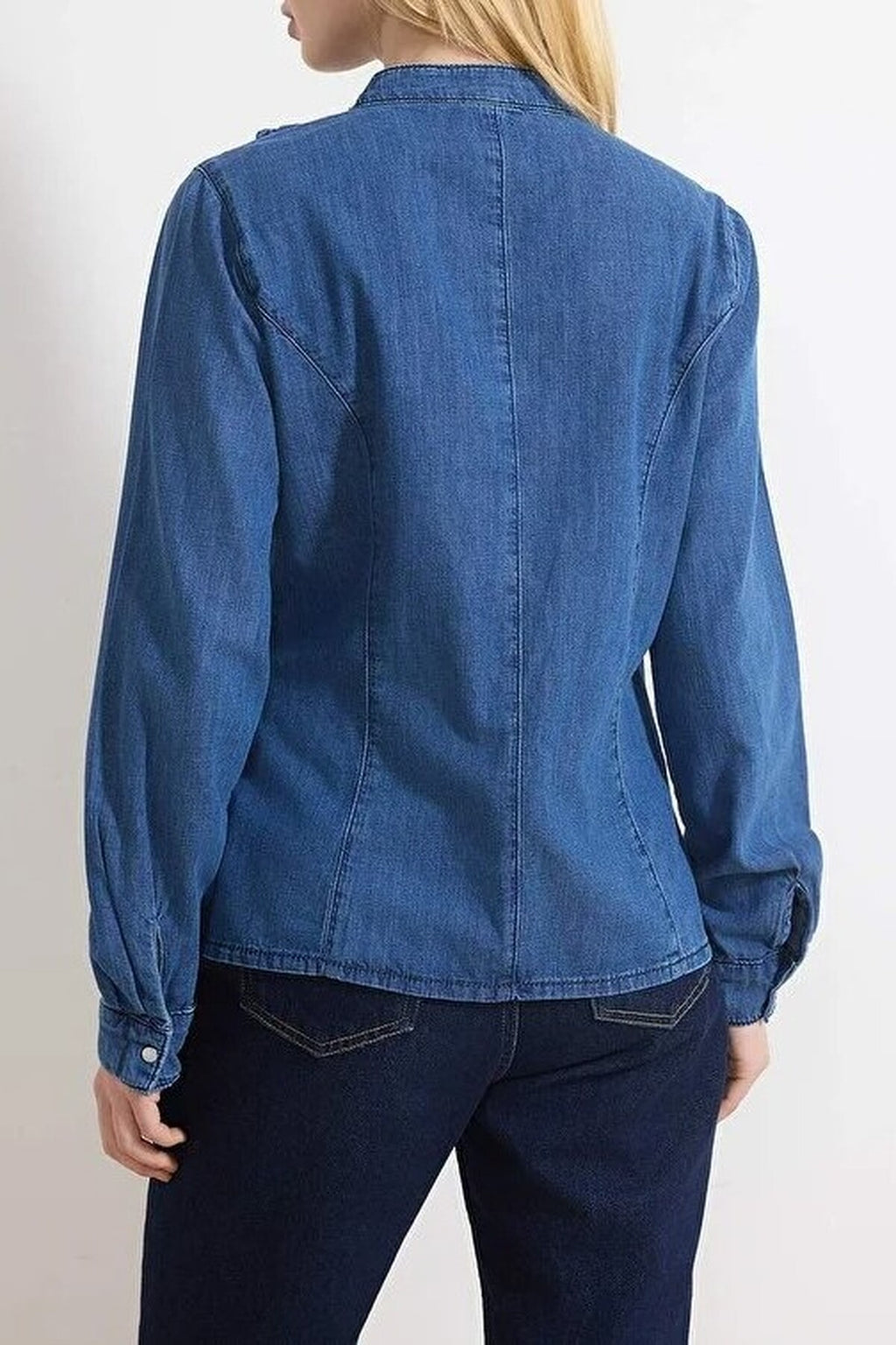 Baby Collar 100% Cotton Denim Shirt