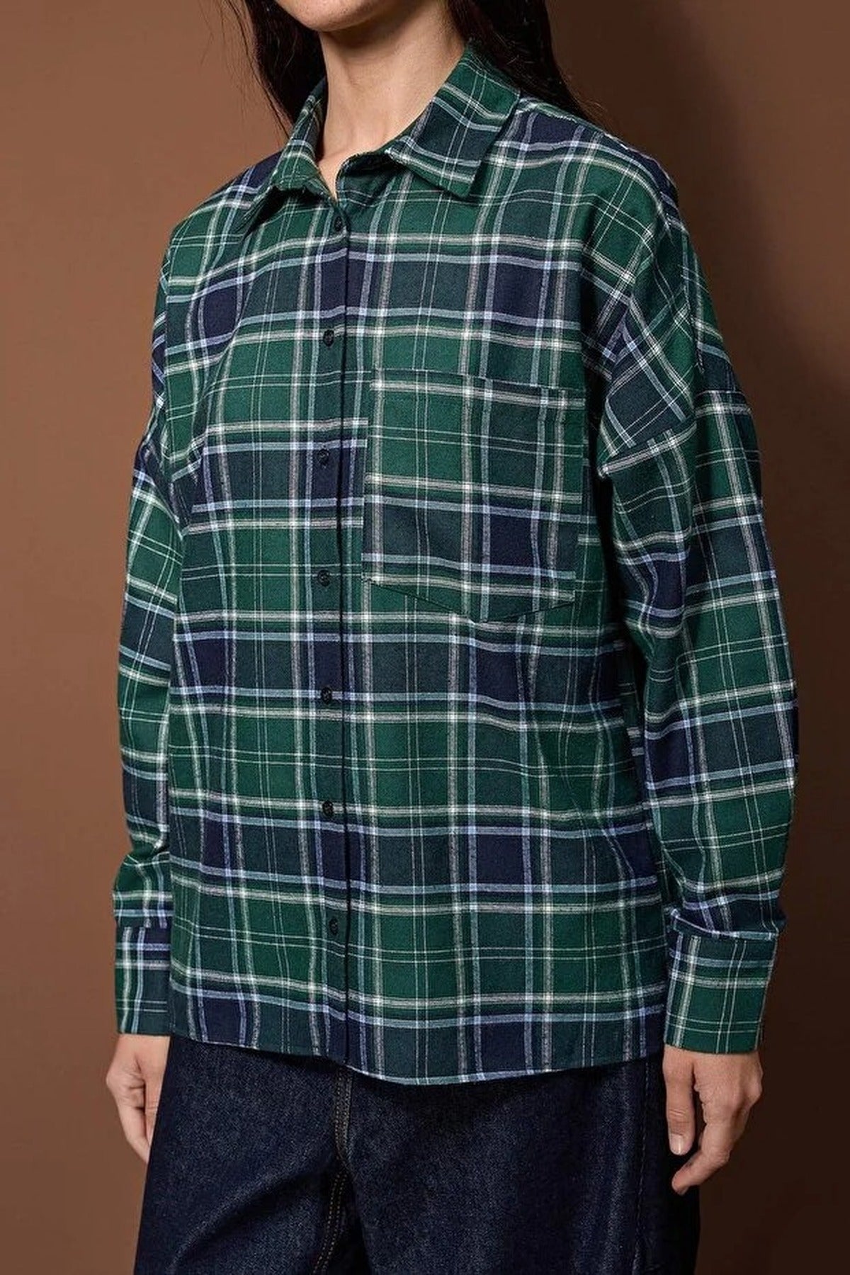 Flannel Argyle Shirt