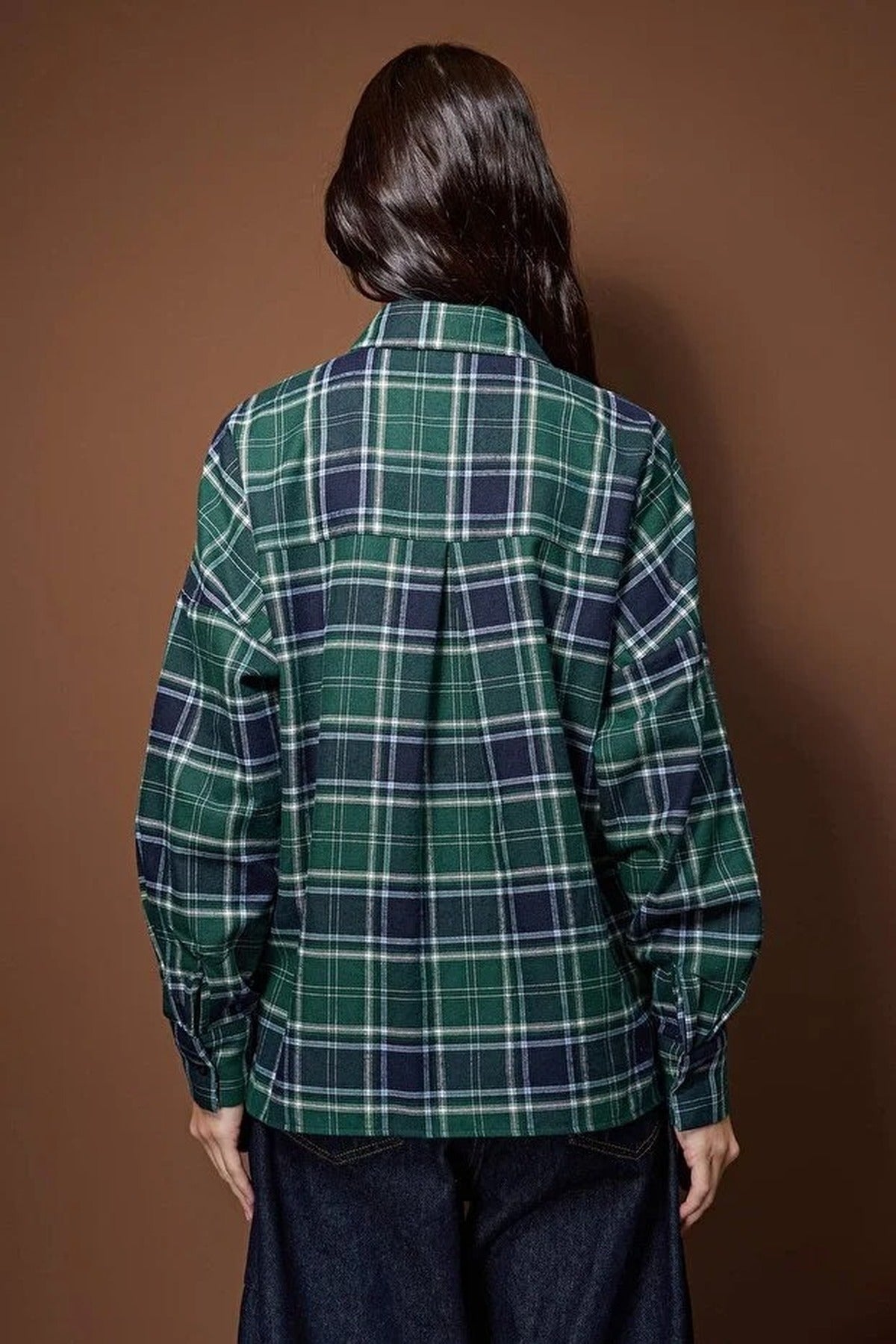 Flannel Argyle Shirt