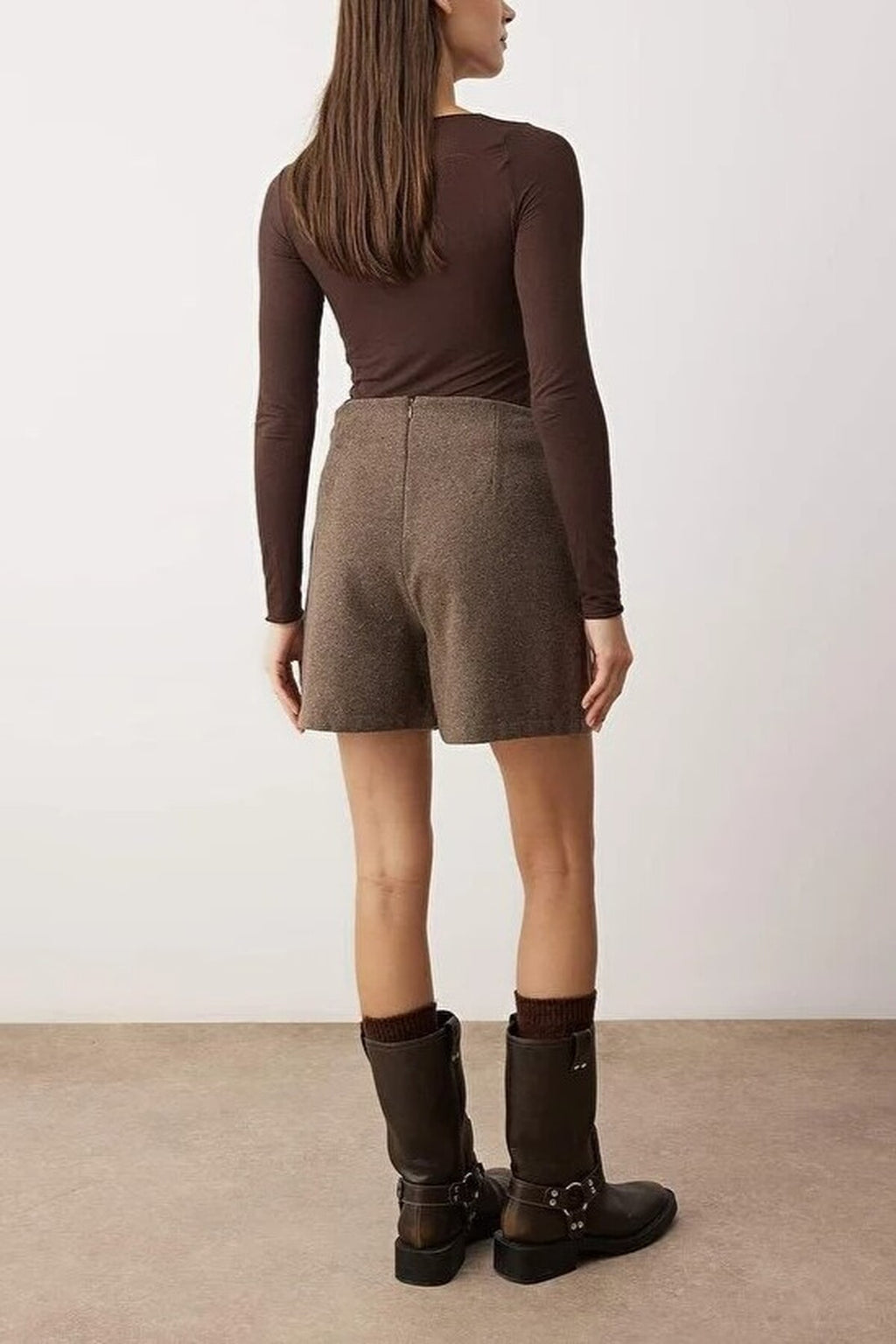 Cashmere Belt Buckle Short