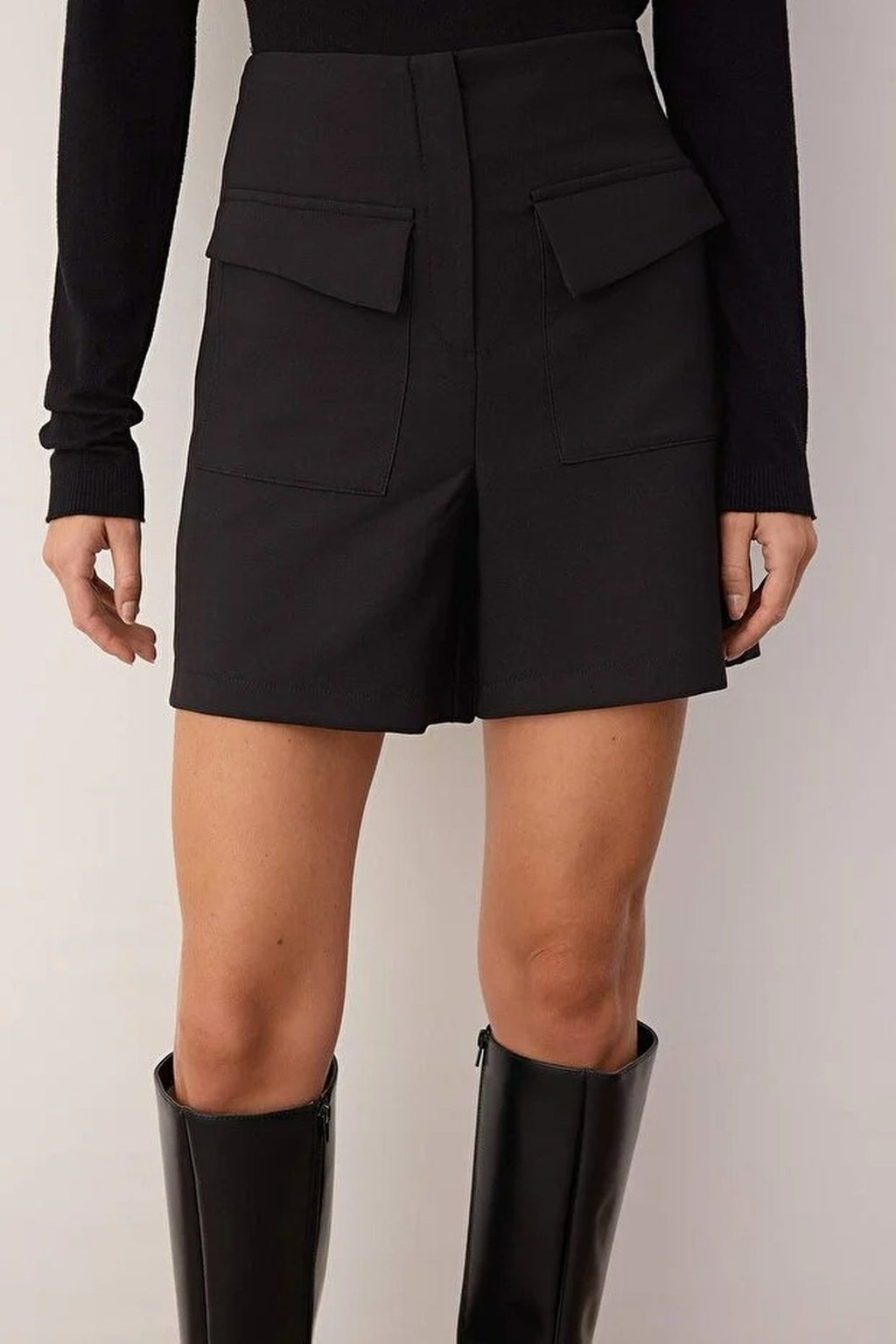 City Boy Short with Pocket Details