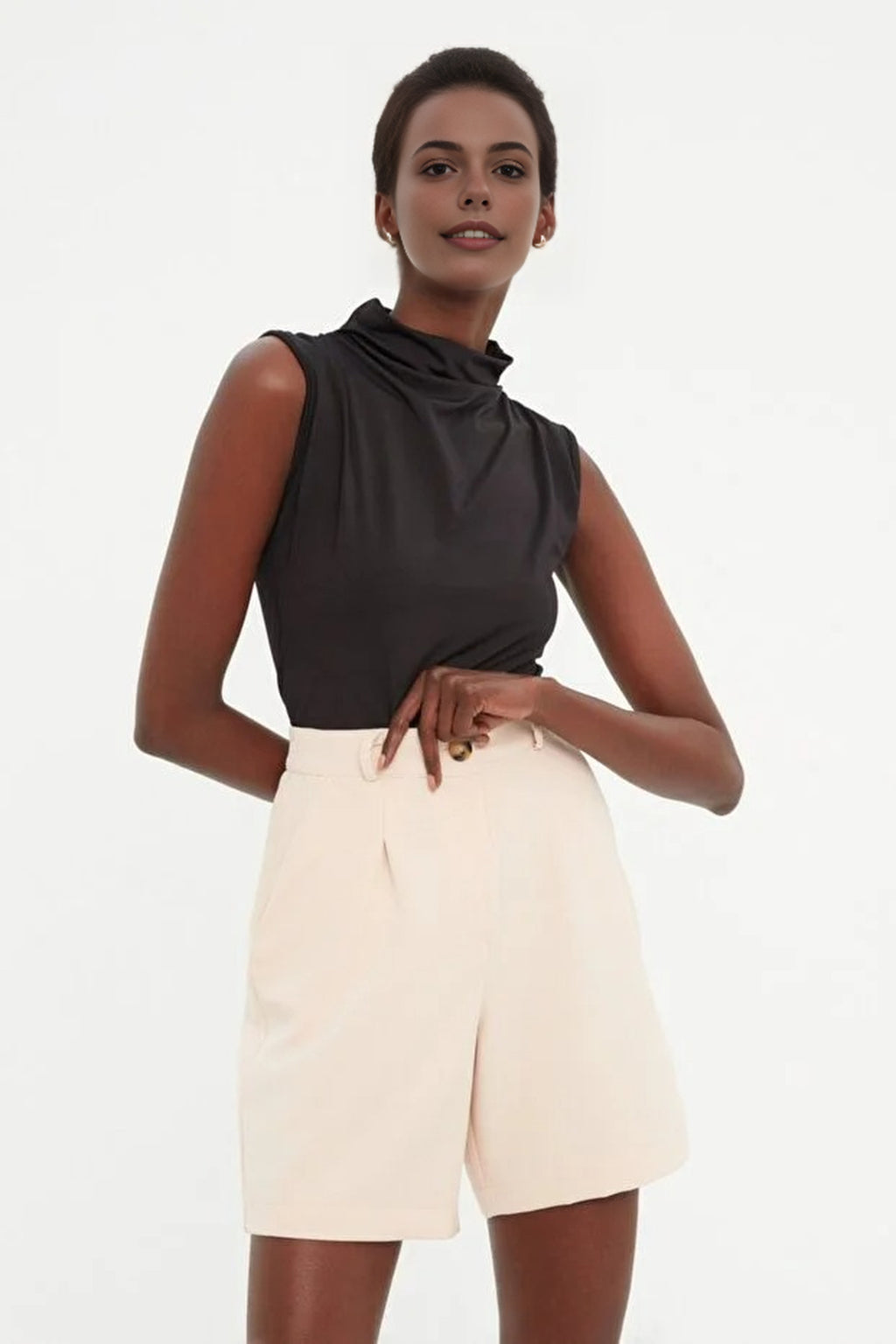 Regular Woven Shorts with Pockets