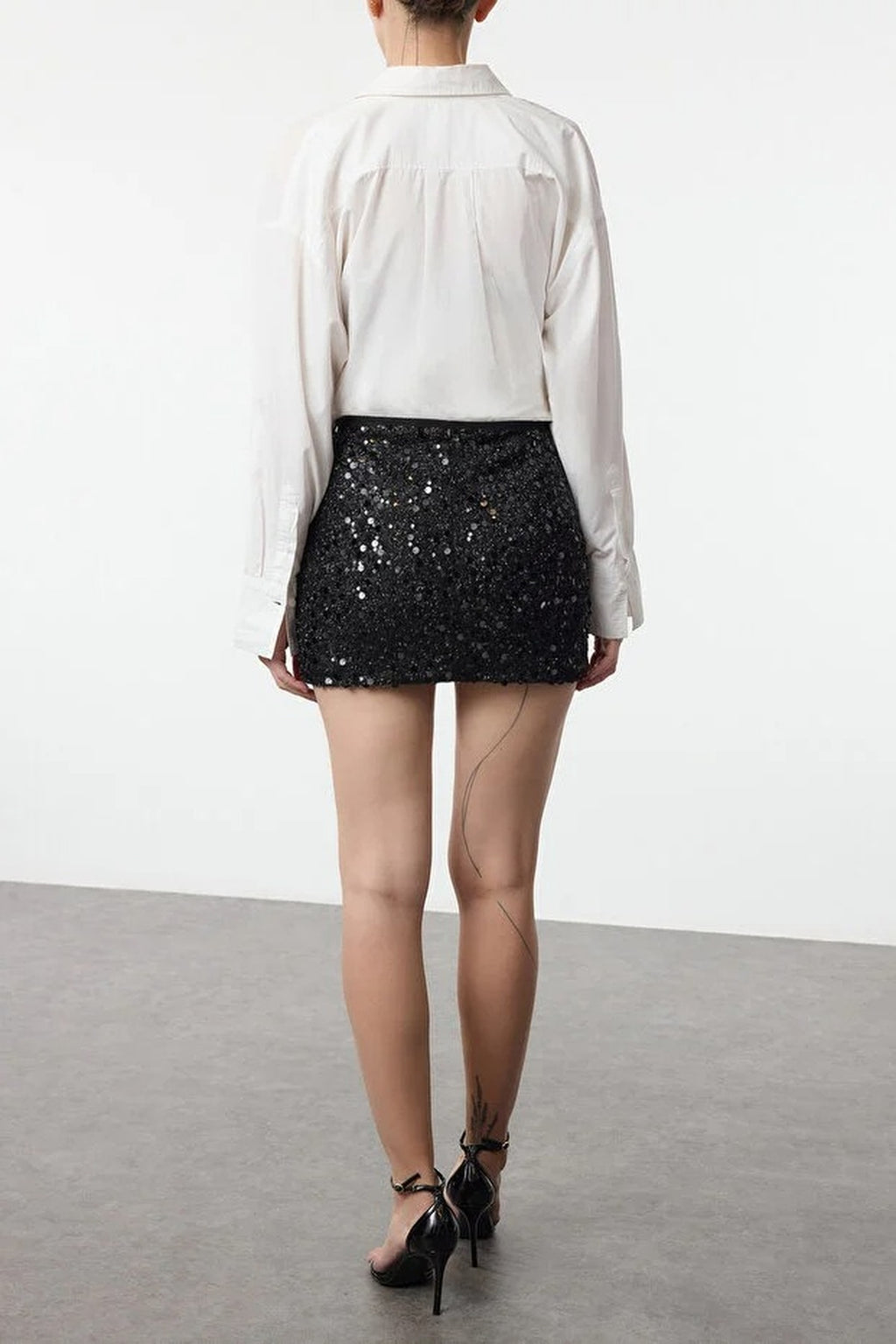 Sequin Mini Skirt
