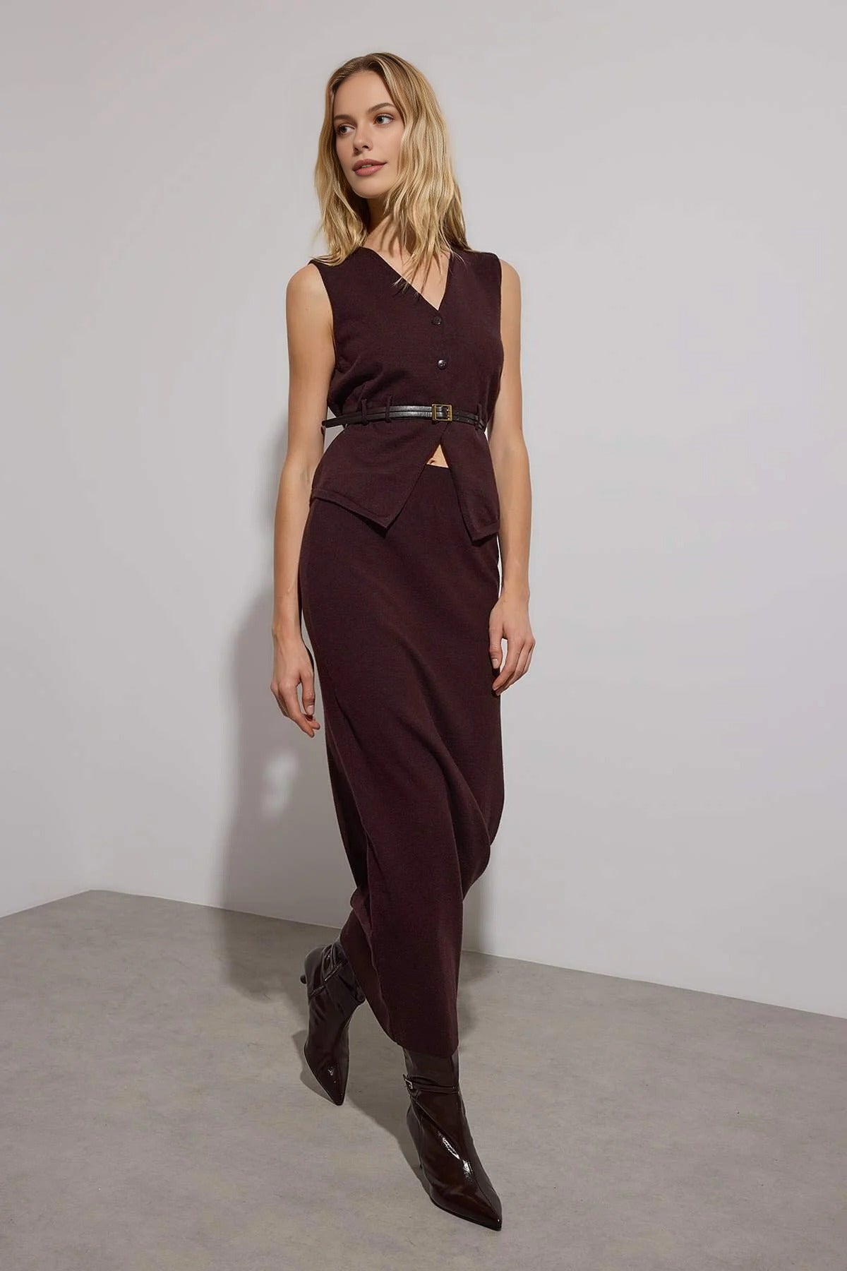 Premium Yarn Knit Skirt