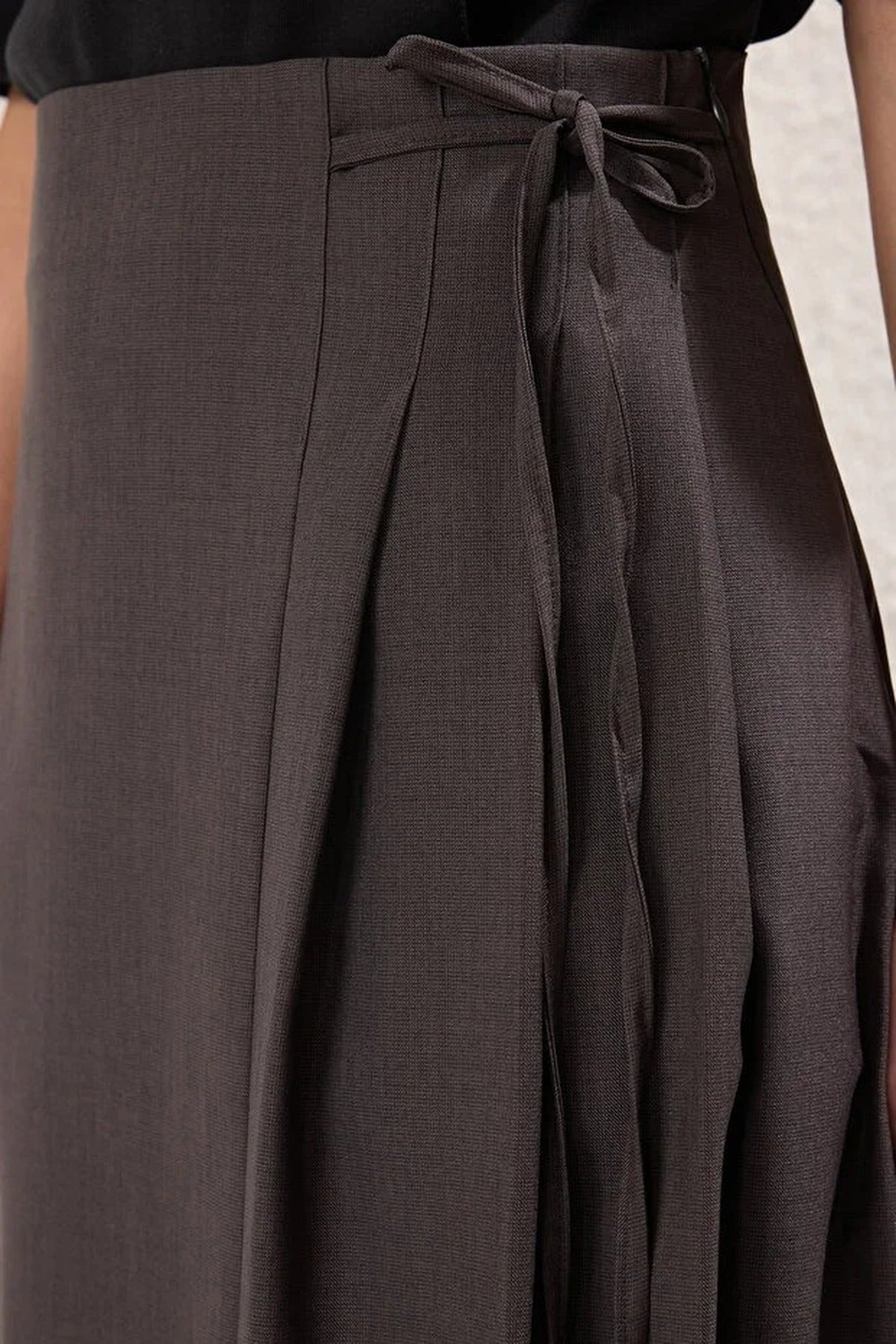 A-line Unlined Woven Maxi Skirt