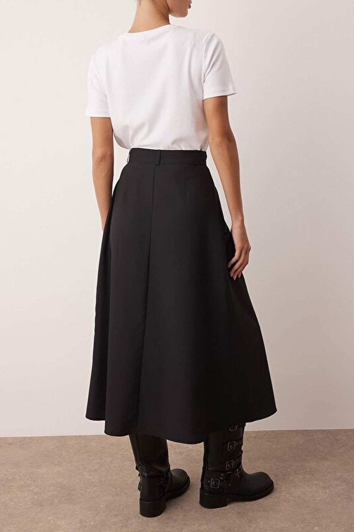 A-line Long Skirt with Slit