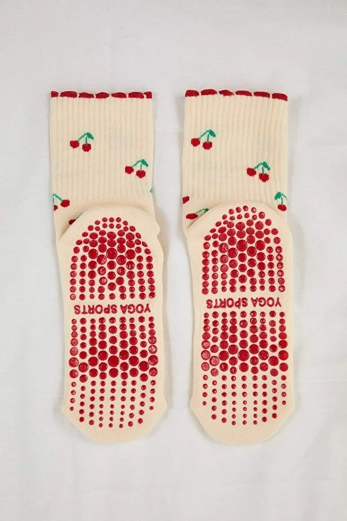 Patterned Non-Slip Yoga Knit Socks