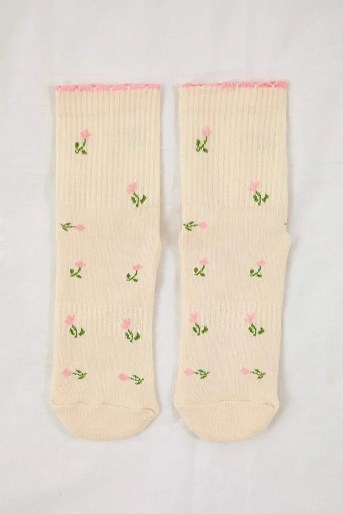 Patterned Non-Slip Yoga Knit Socks