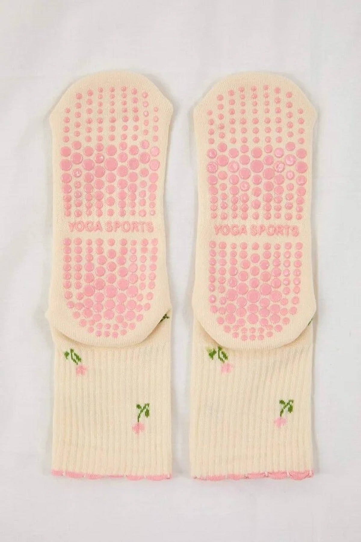 Patterned Non-Slip Yoga Knit Socks