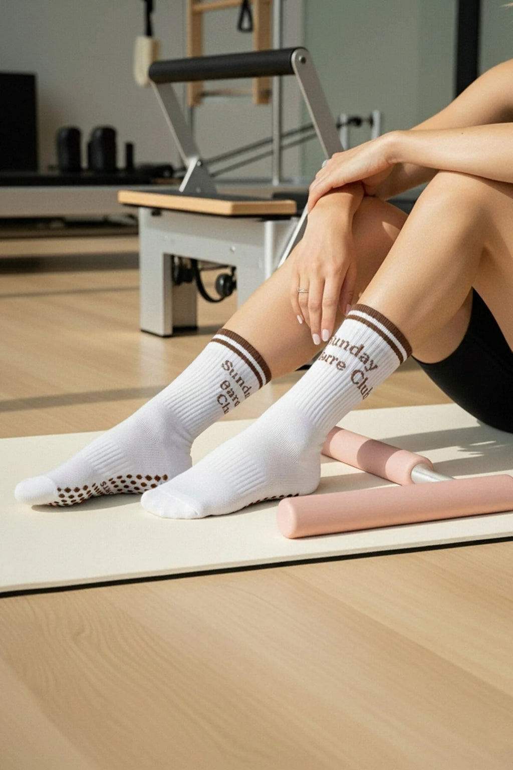 Patterned Non-Slip Yoga Knit Socks