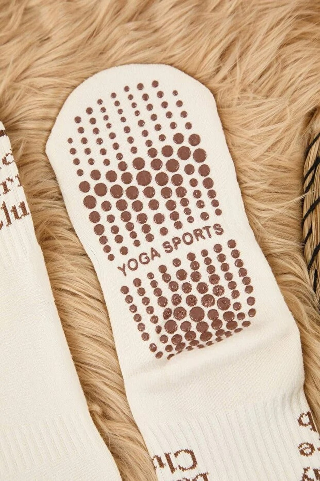 Patterned Non-Slip Yoga Knit Socks