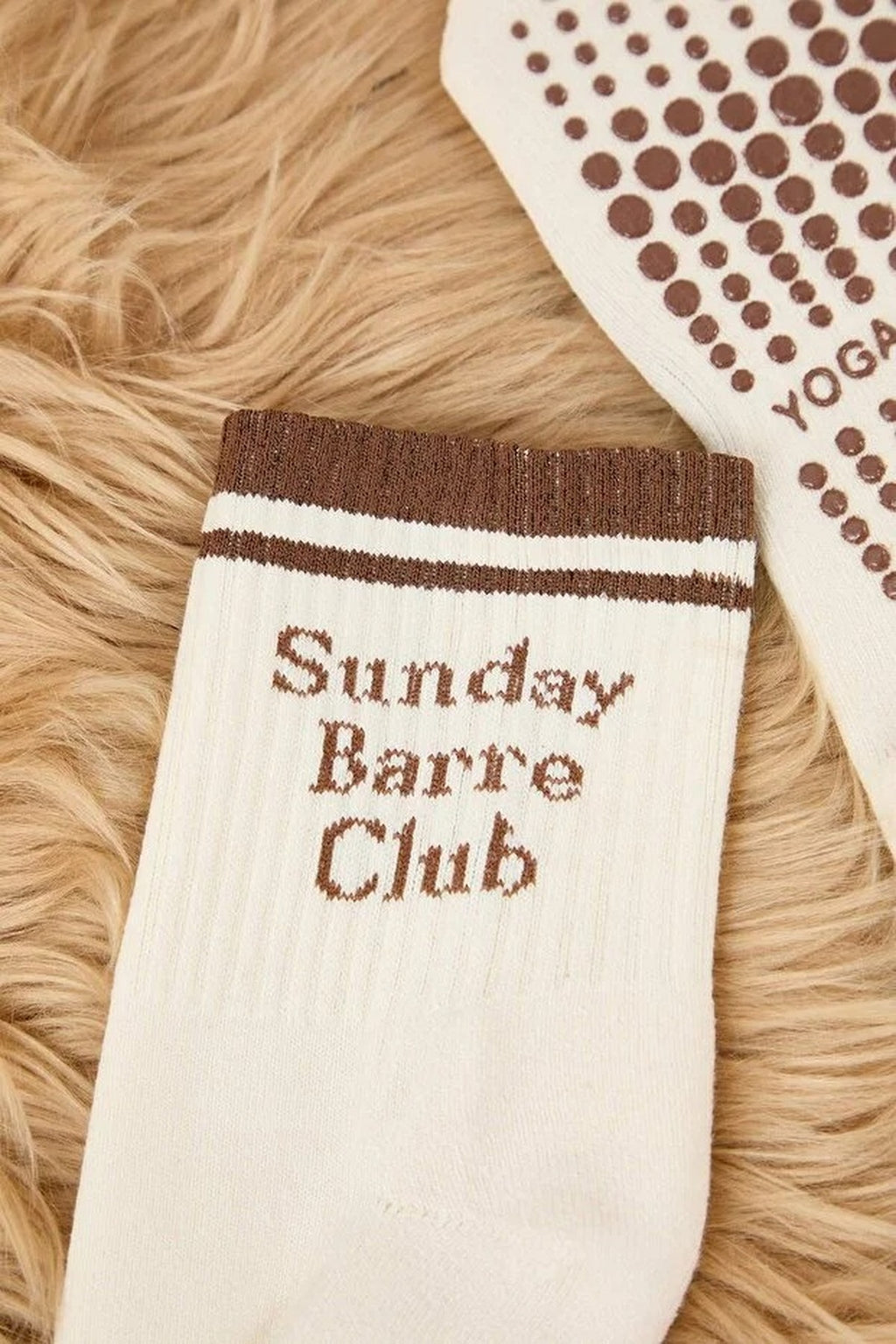 Patterned Non-Slip Yoga Knit Socks