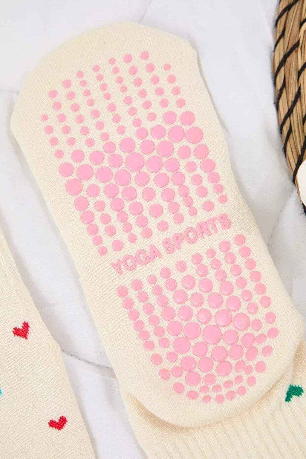 Patterned Non-Slip Yoga Knit Socks
