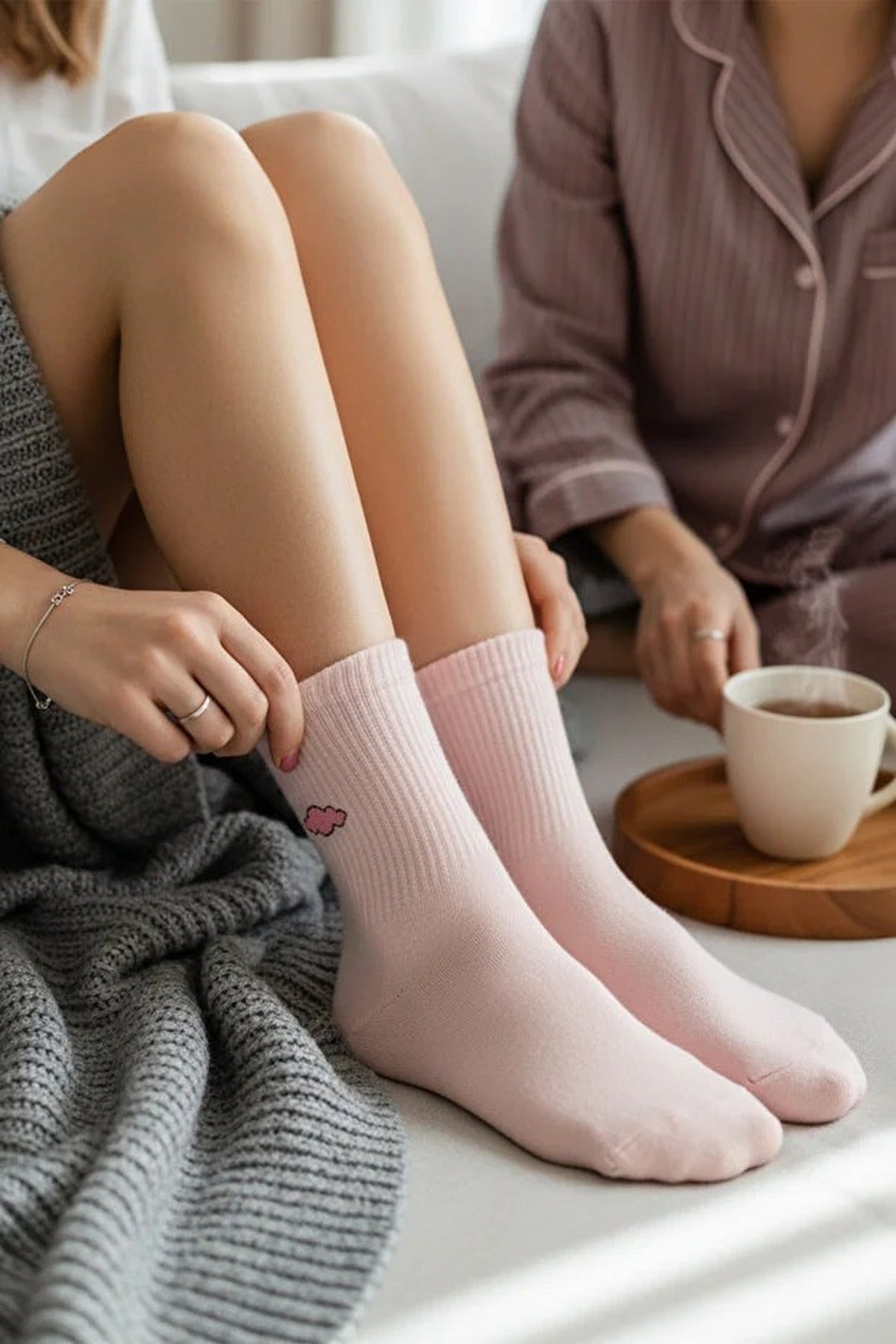 4-Pack Cotton Knit Socks