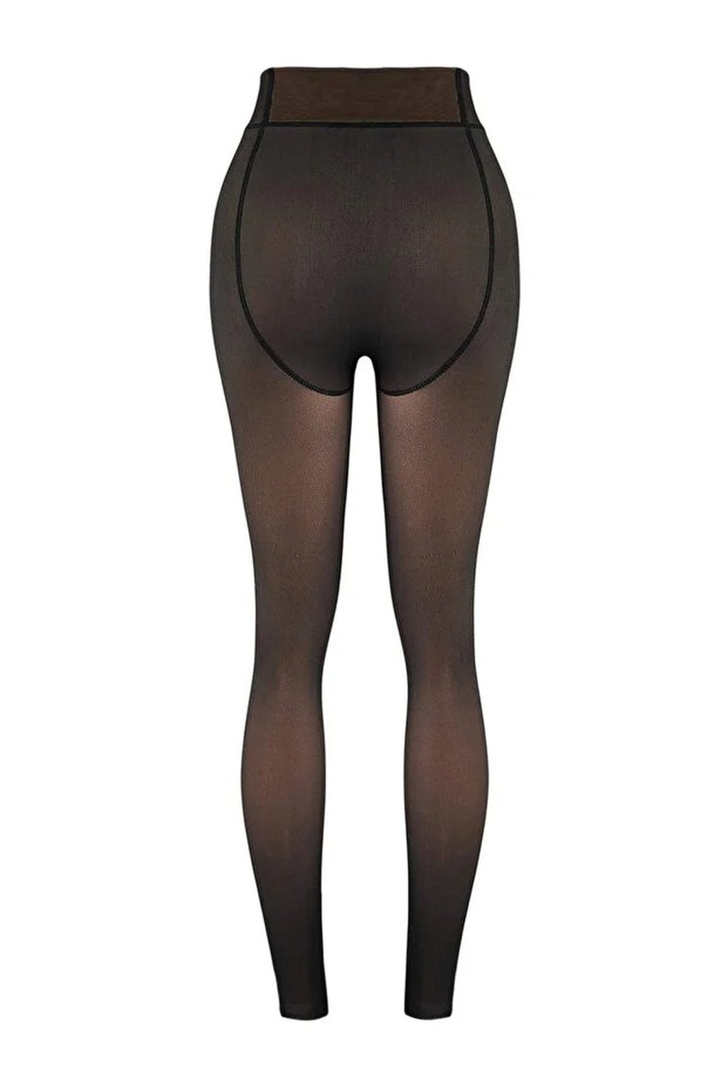 Fur-Lined Thermal Knit Socks