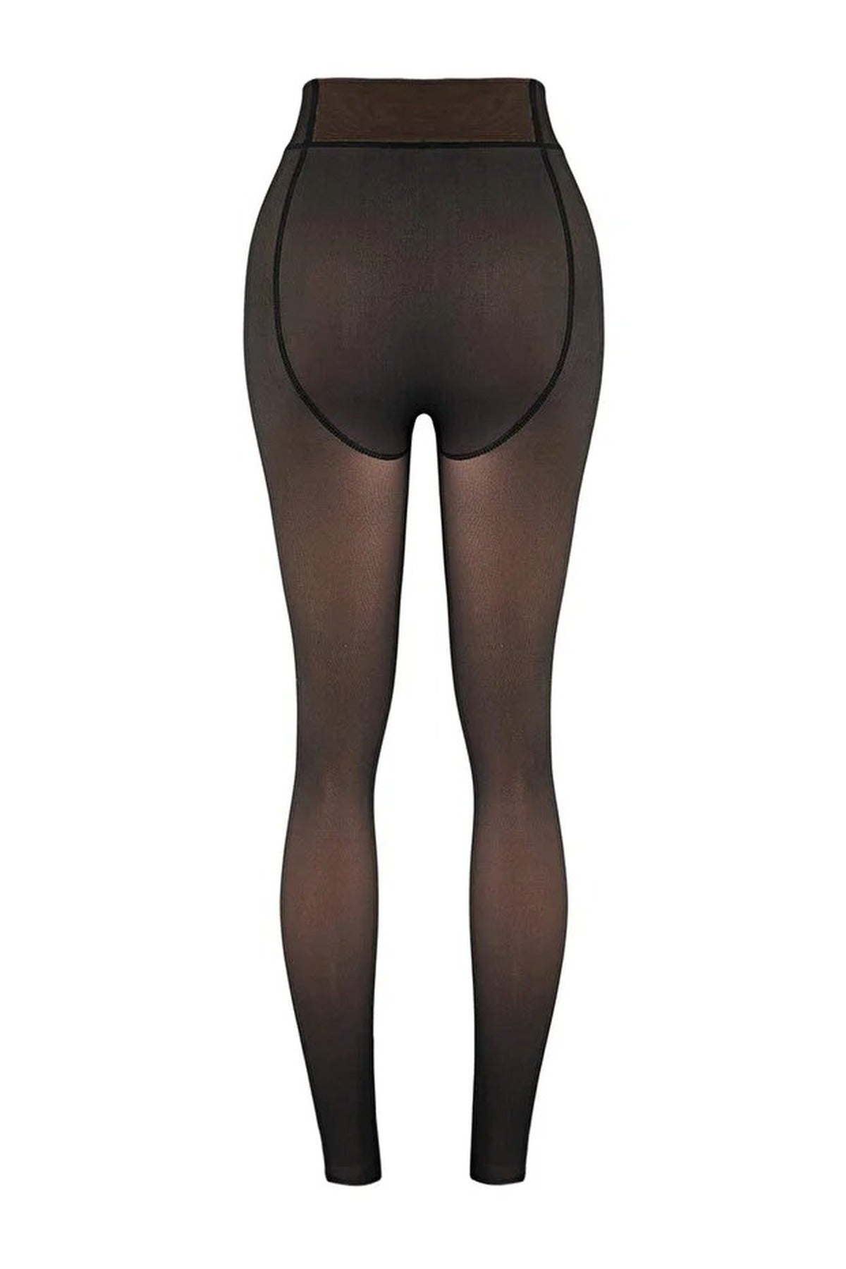 Fur-Lined Thermal Knit Socks