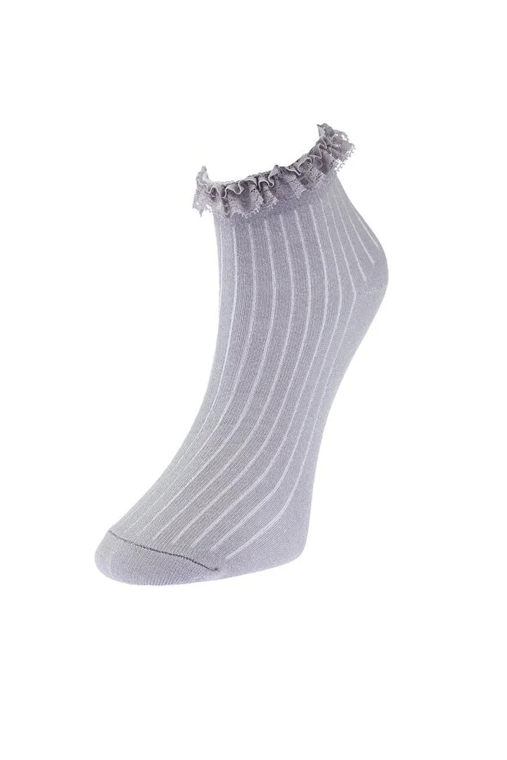 3-Pack Cotton Lace Knit Socks
