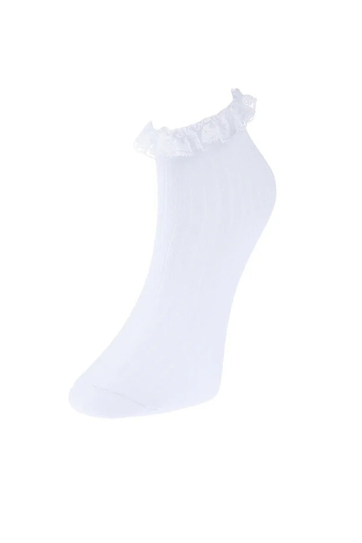 3-Pack Cotton Lace Knit Socks