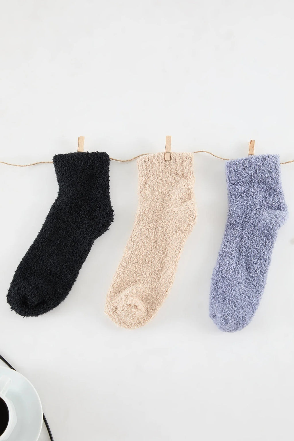 3-Pack Thick Warm Terry Knit Socks