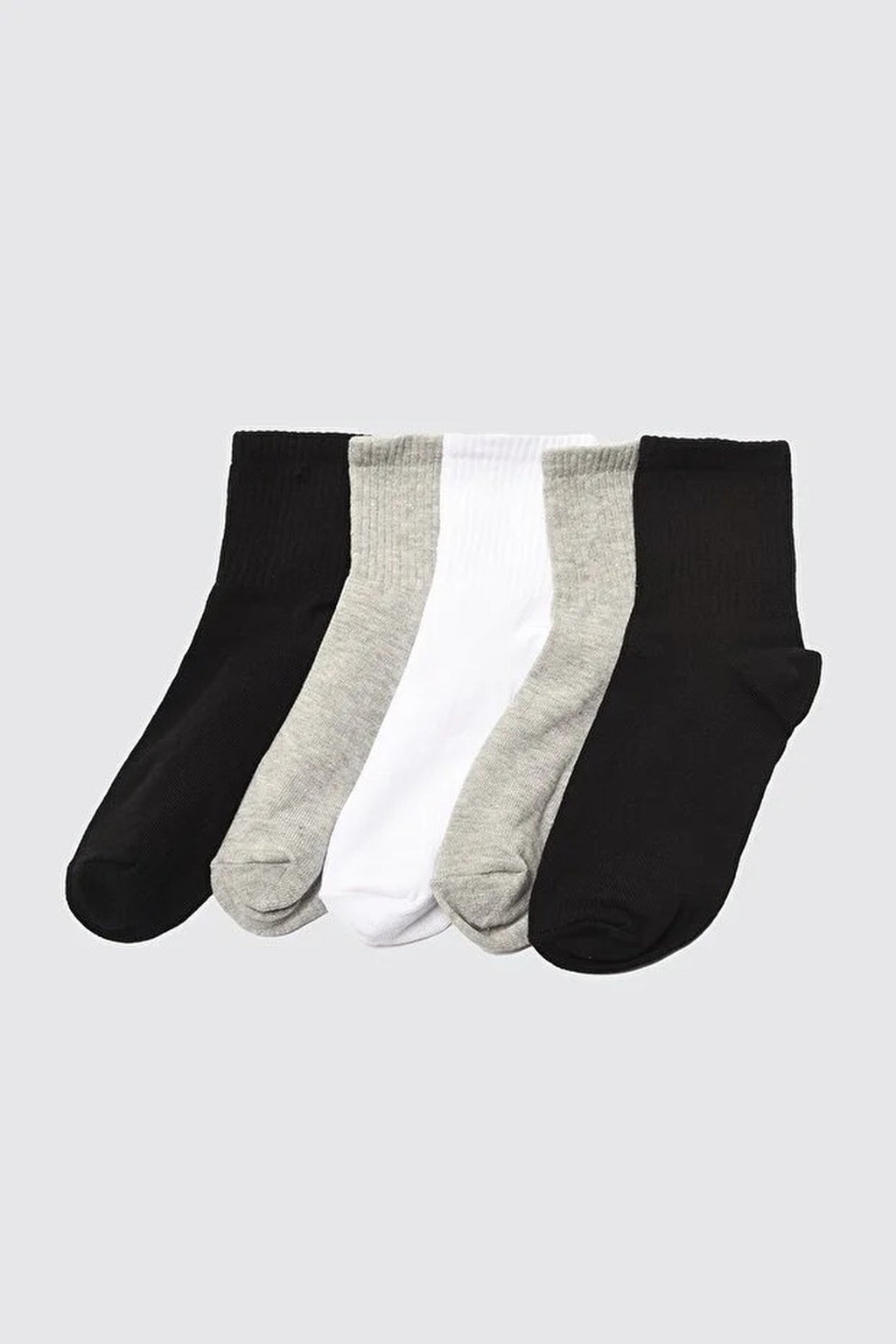 5-Pack Cotton Knit Socks
