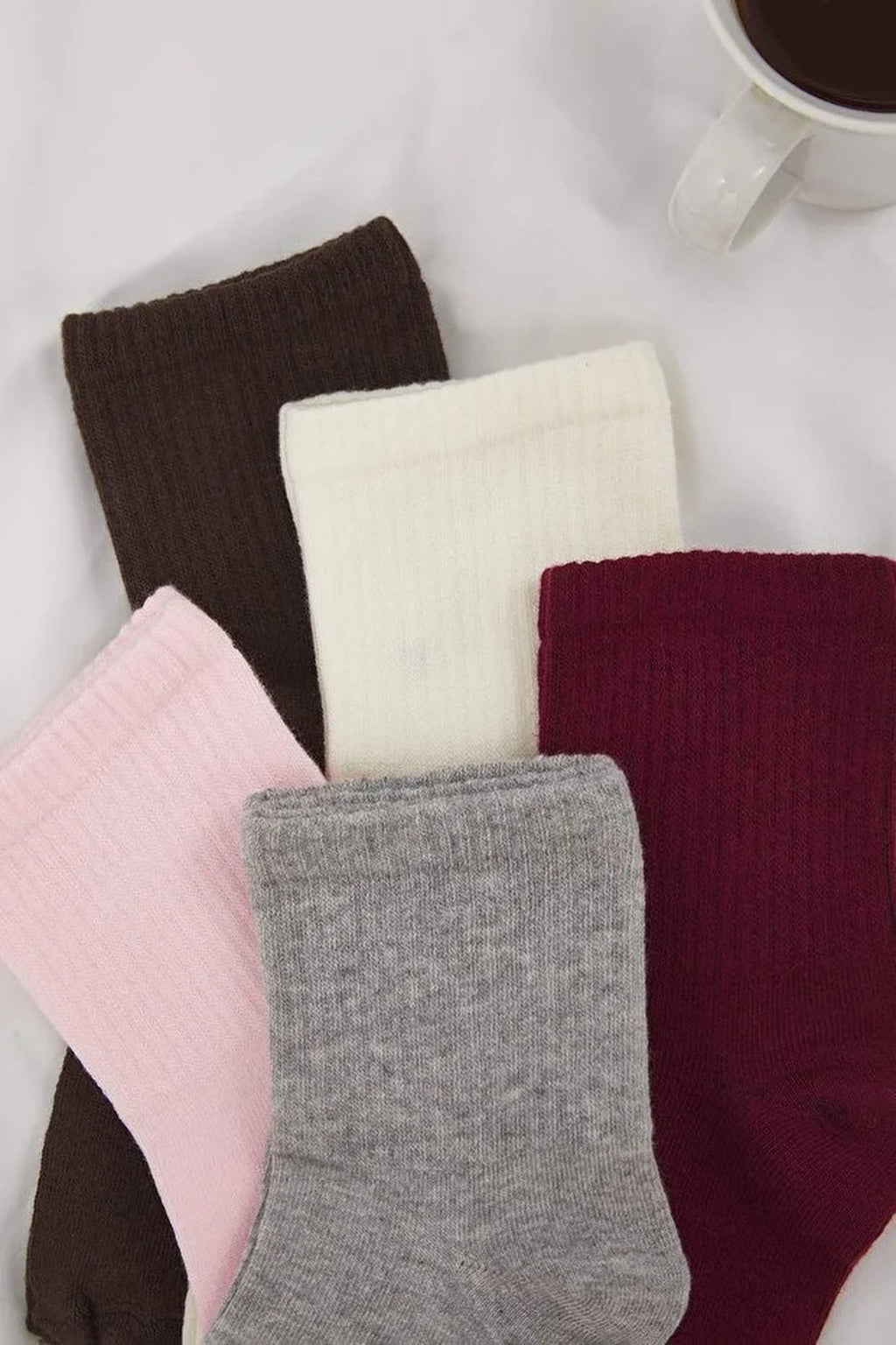 5-Pack Cotton Knit Socks