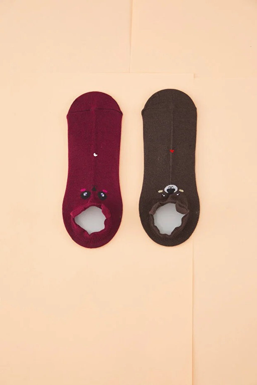 5-Pack Cotton Printed Knit Ankle Socks