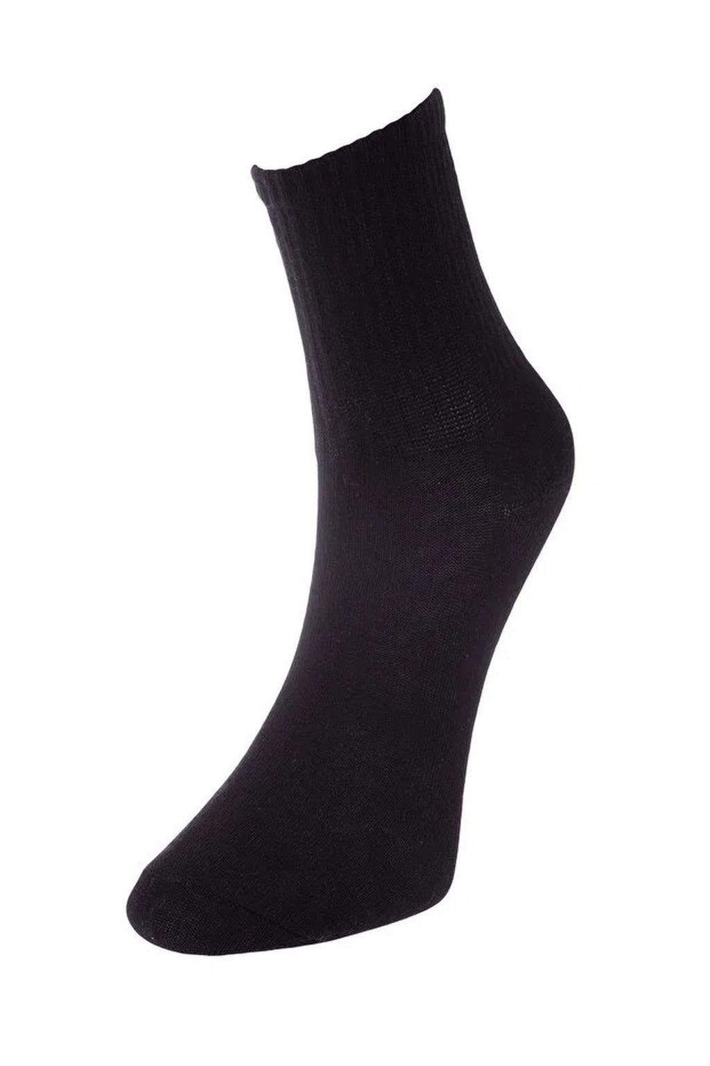 6-Pack Cotton Ribbed Knit Socks
