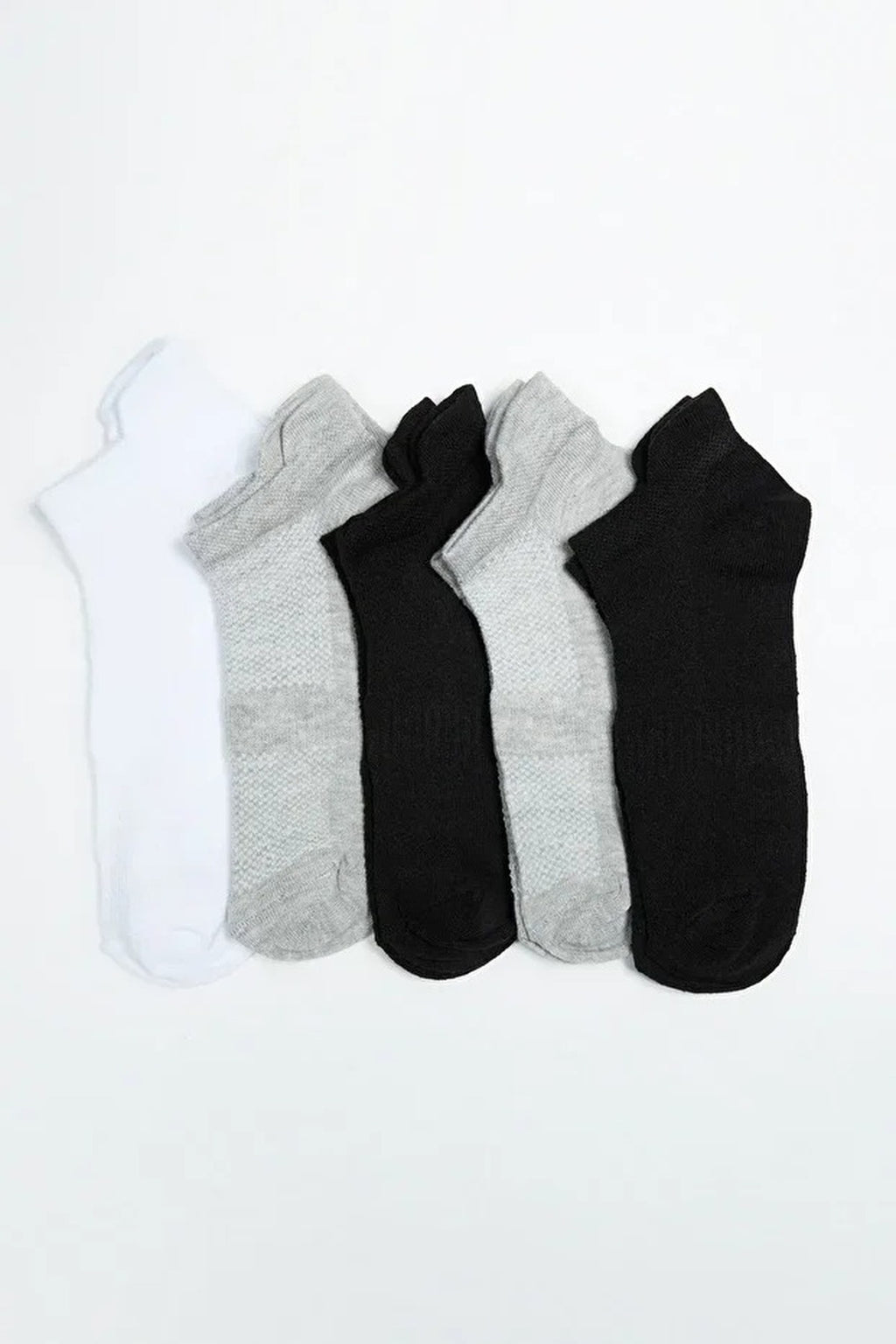 5-Pack Cotton Knit Sports Yoga Socks